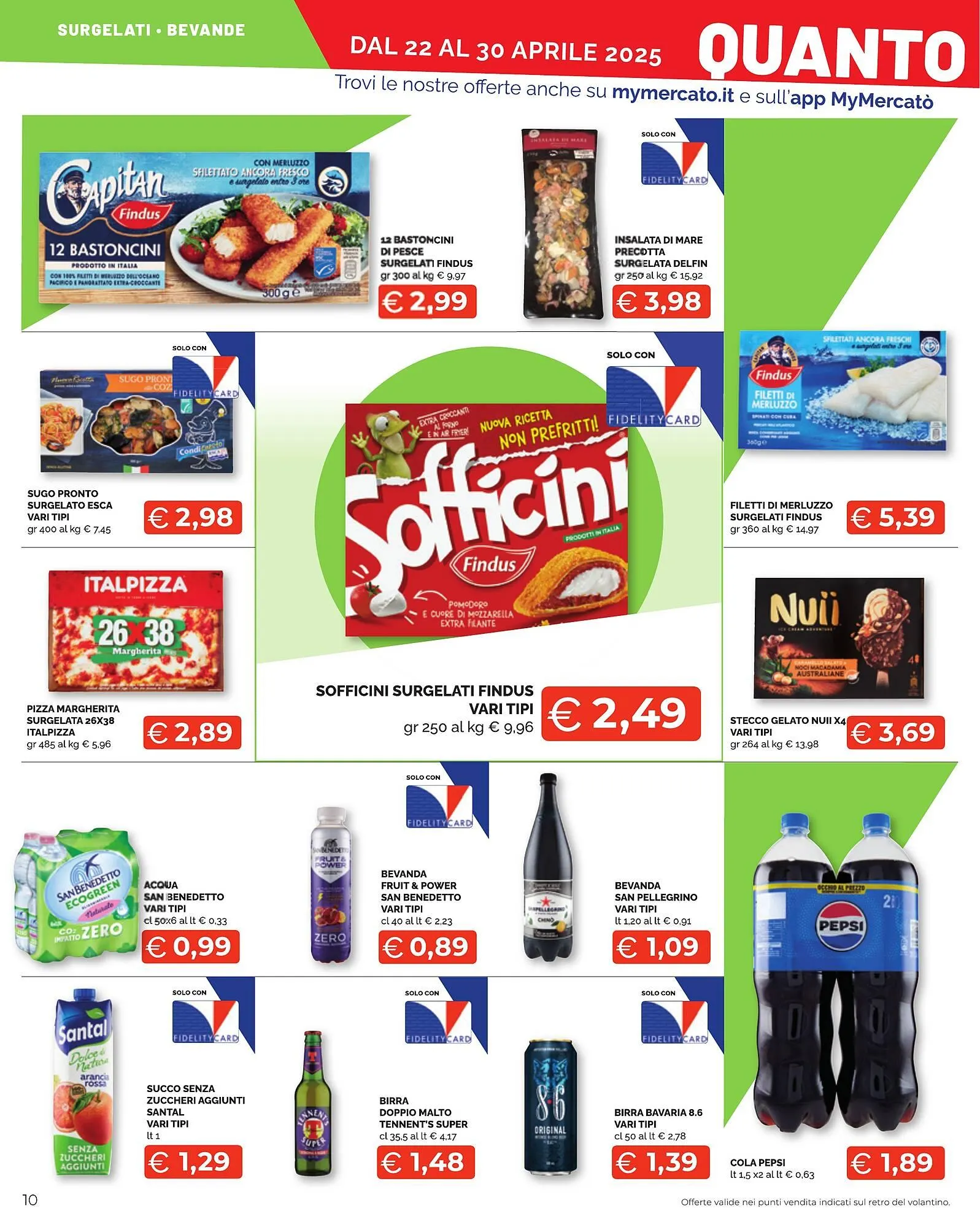 Volantino Mercatò Big da 22 aprile a 30 aprile di 2025 - Pagina del volantino 10