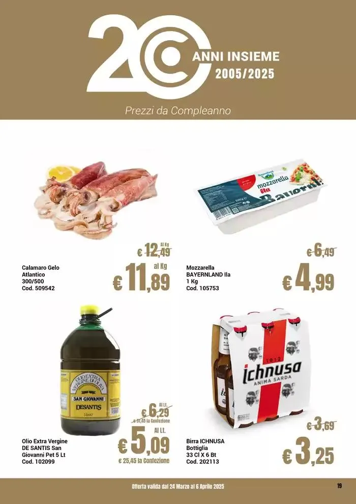 Offerta valida dal 24 Marzo al 6 Aprile 2025 da 24 marzo a 6 aprile di 2025 - Pagina del volantino 19