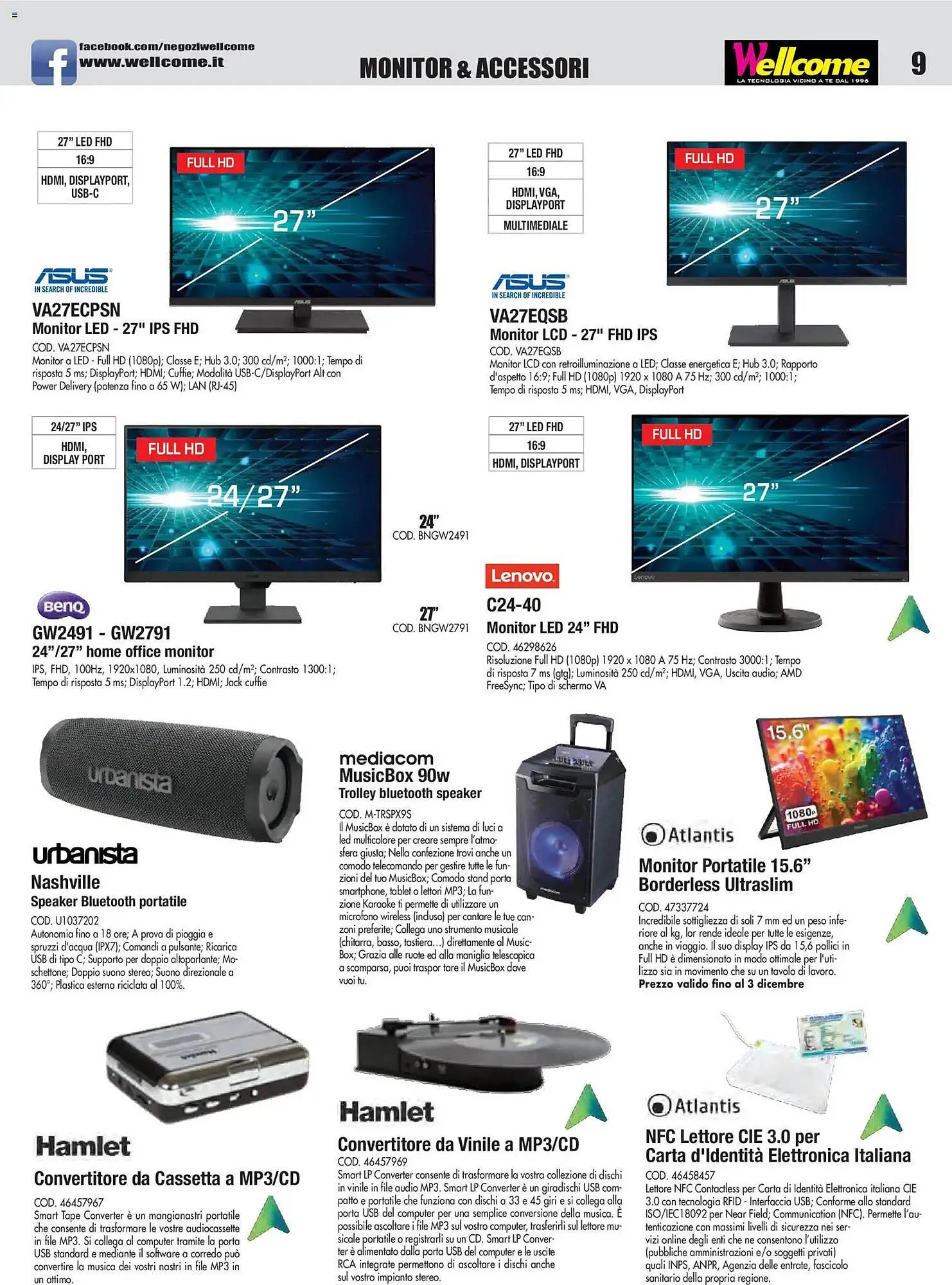 Volantino Wellcome da 23 dicembre a 14 gennaio di 2026 - Pagina del volantino 9