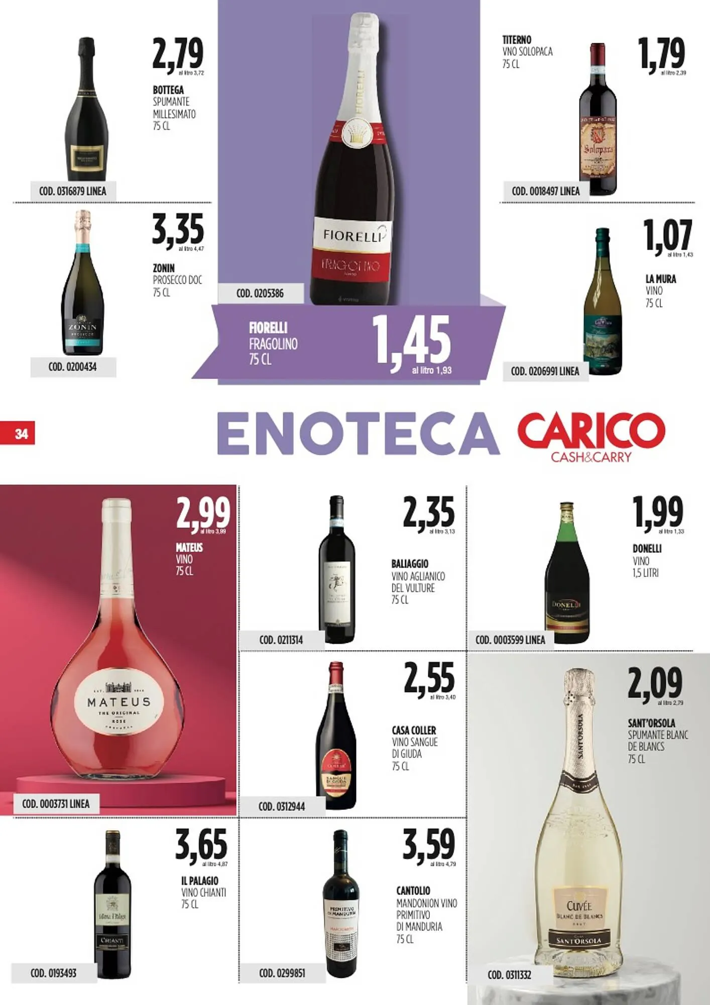 Volantino Carico Cash & Carry da 28 agosto a 10 settembre di 2025 - Pagina del volantino 34