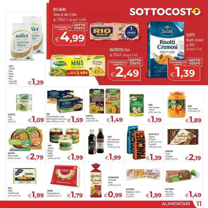 Sottocosto da 19 marzo a 1 aprile di 2025 - Pagina del volantino 11