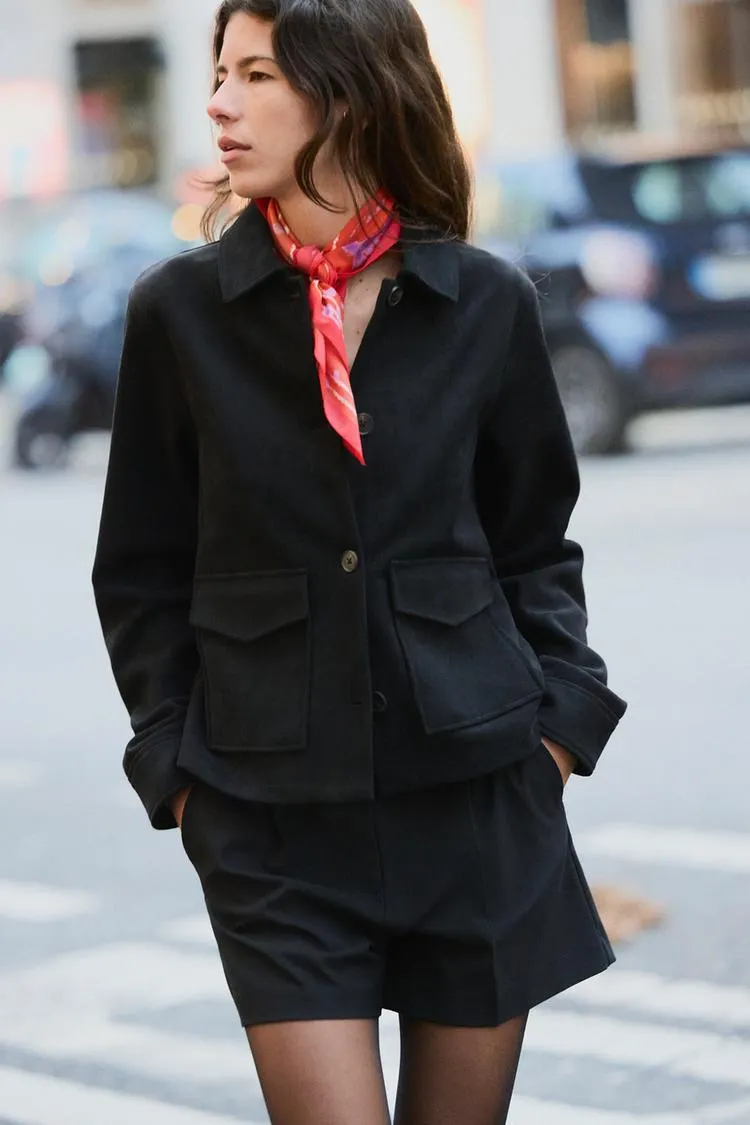 GIACCA EFFETTO CAMOSCIO