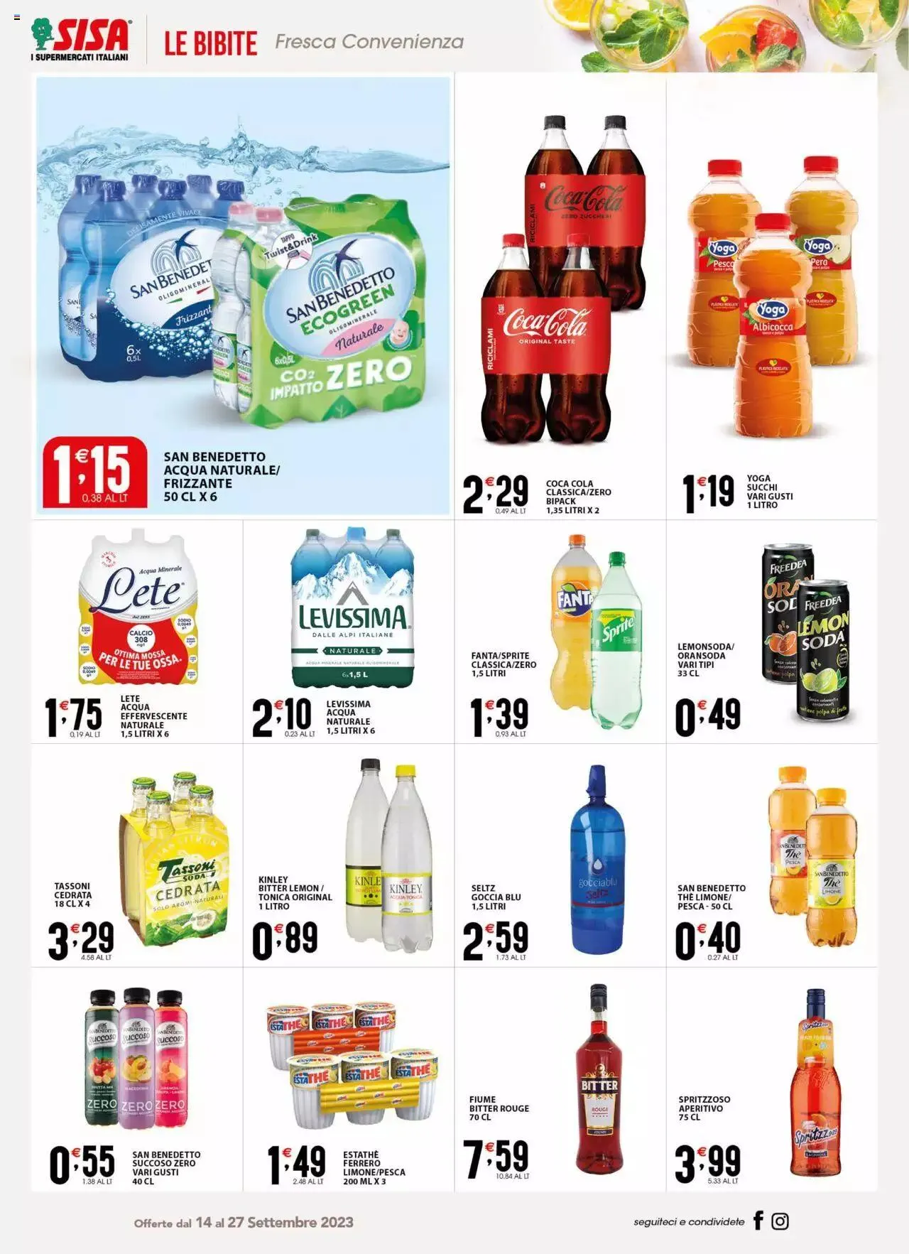 SISA - Campania volantino da 14 settembre a 27 settembre di 2023 - Pagina del volantino 18
