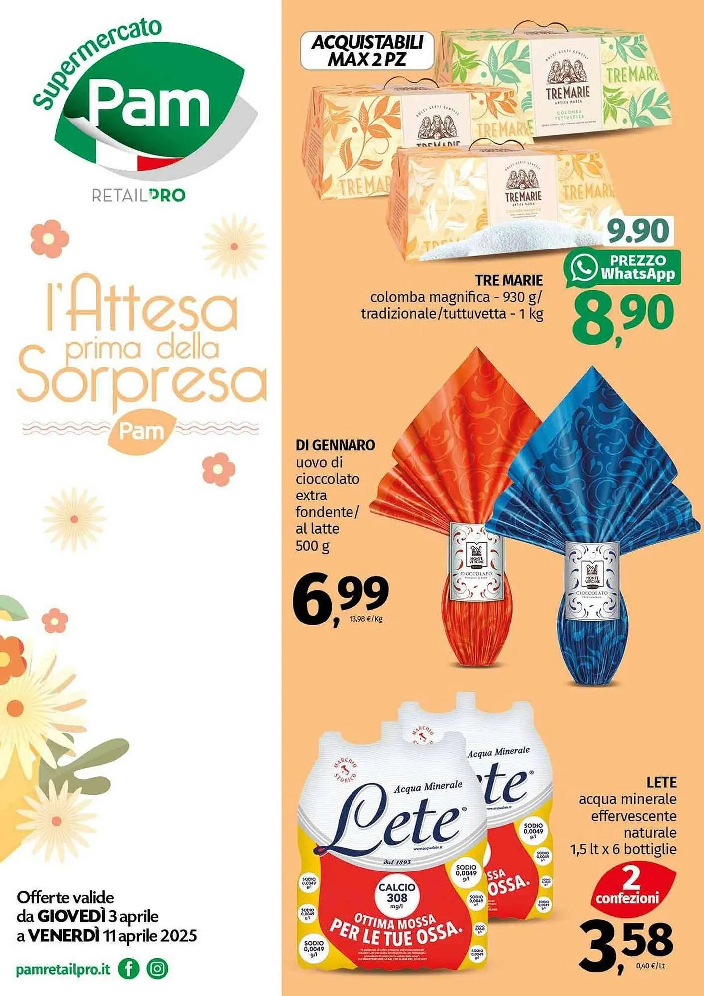 Volantino Pam da 3 aprile a 11 aprile di 2025 - Pagina del volantino 1