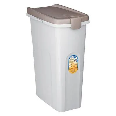 Petup Crock-box Bidone porta crocchette con ruote 40 Lt
