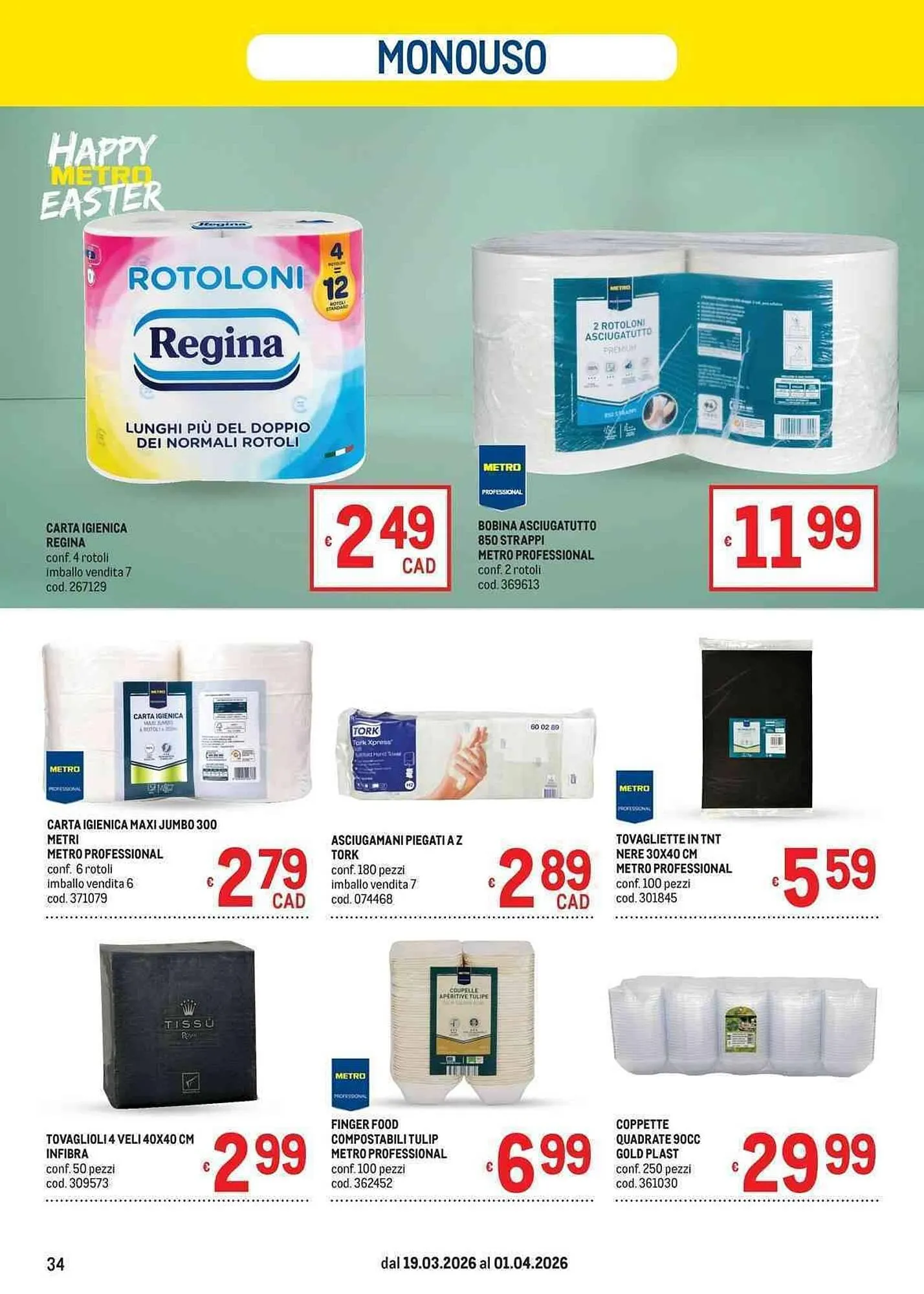 Volantino Metro da 19 marzo a 1 aprile di 2026 - Pagina del volantino 34