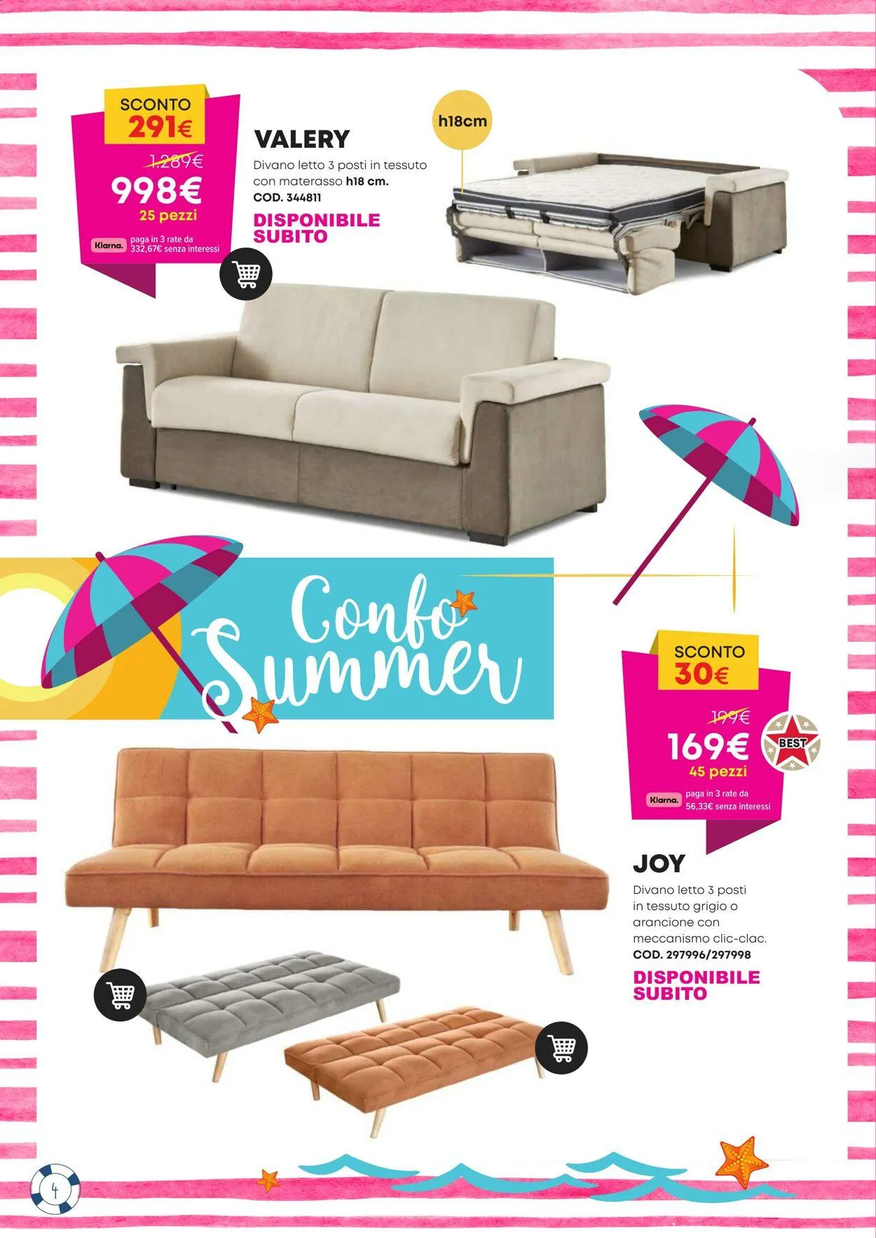 Conforama Volantino attuale da 13 giugno a 27 giugno di 2025 - Pagina del volantino 4