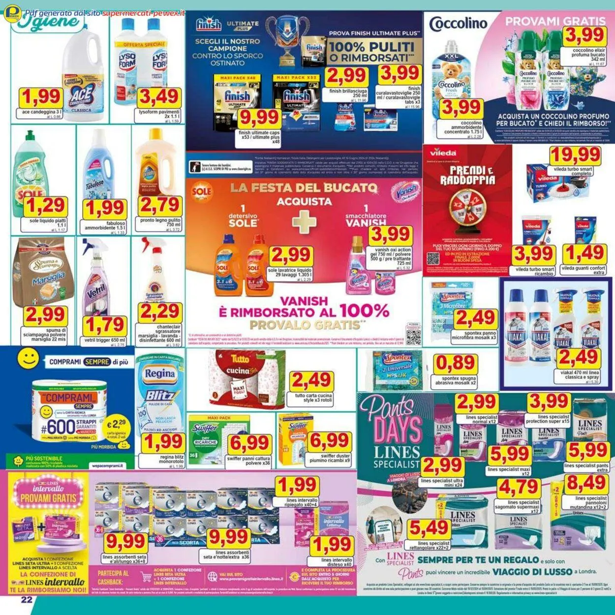 Pewex Volantino attuale da 15 aprile a 29 aprile di 2025 - Pagina del volantino 22