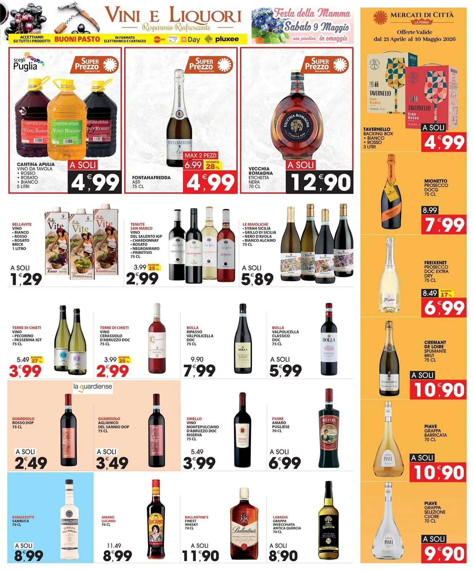 Volantino Mercati di Città La Prima da 21 aprile a 10 maggio di 2026 - Pagina del volantino 21