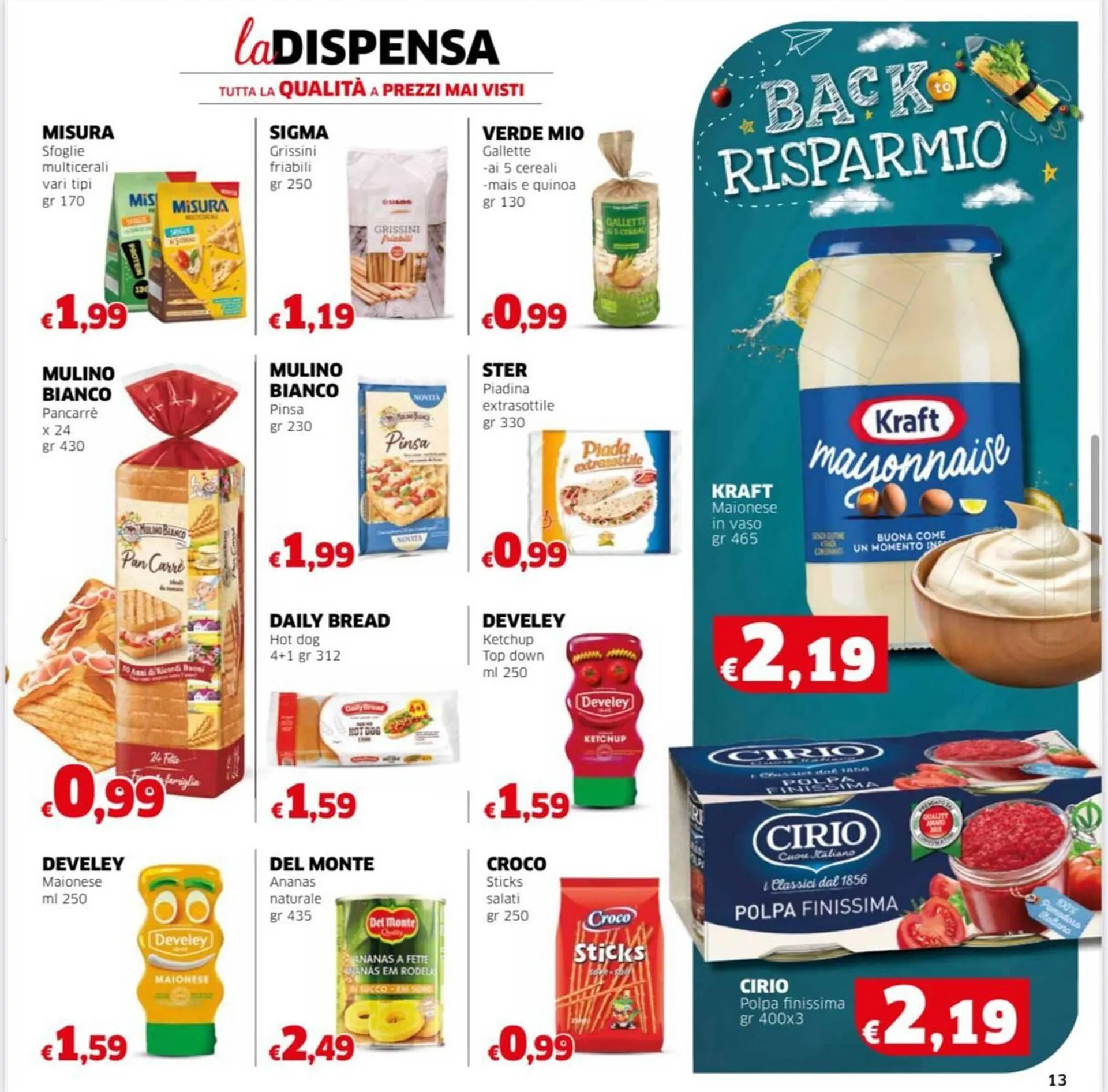 Volantino Mercati Alimentari da 28 agosto a 10 settembre di 2025 - Pagina del volantino 13