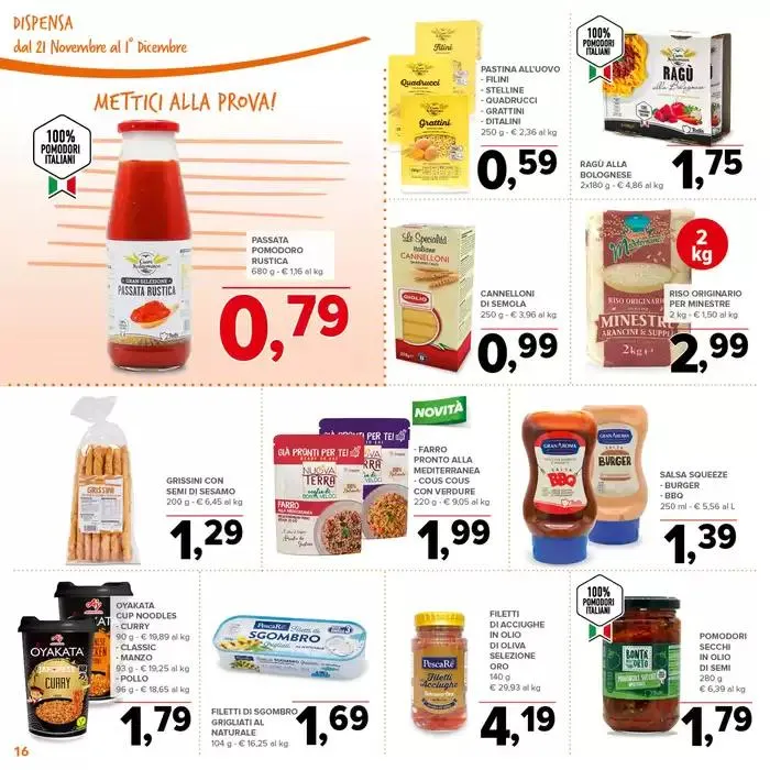 La forza di todis da 21 novembre a 1 dicembre di 2024 - Pagina del volantino 16