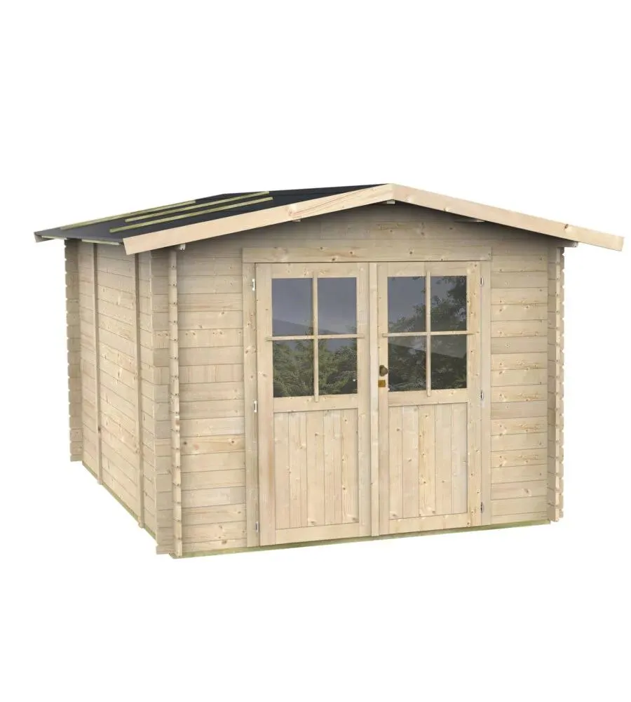 Casetta in legno da giardino alce "opera" 254x276x218h cm