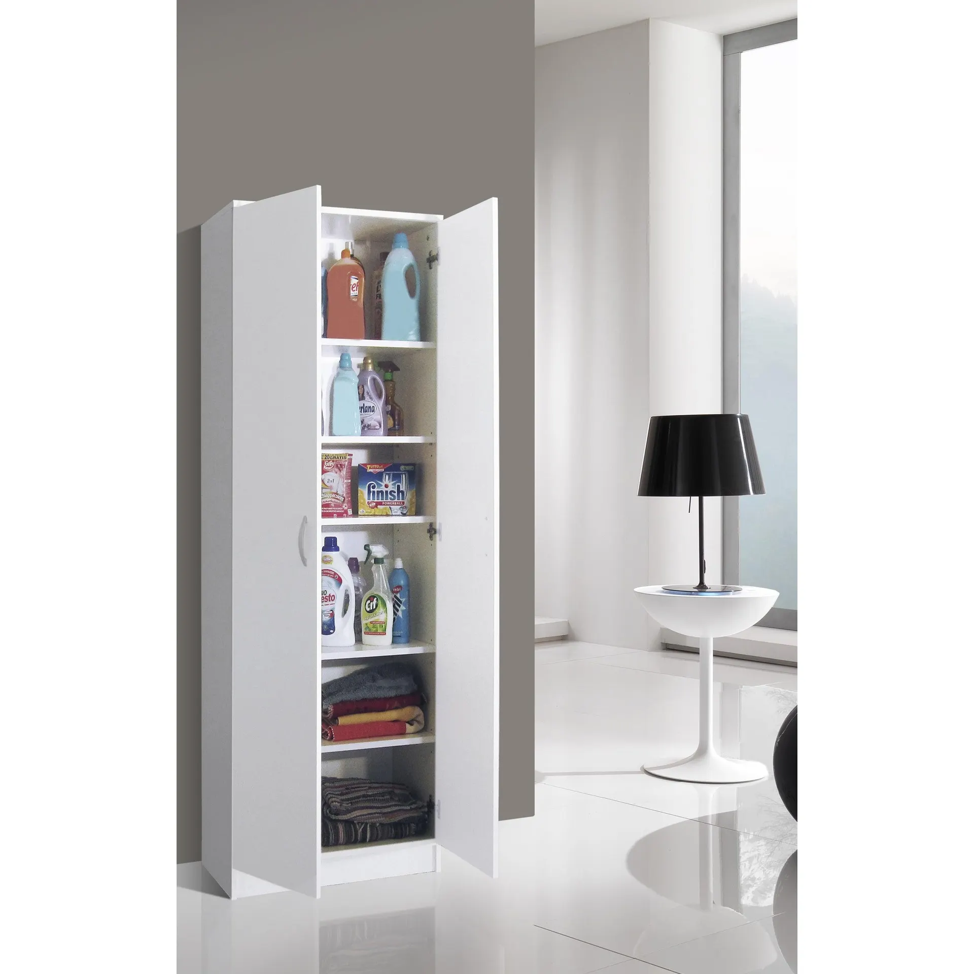 ARMADIO TUTTOPIANI CALIPSO 2 ANTE BIANCO 186x72x36
