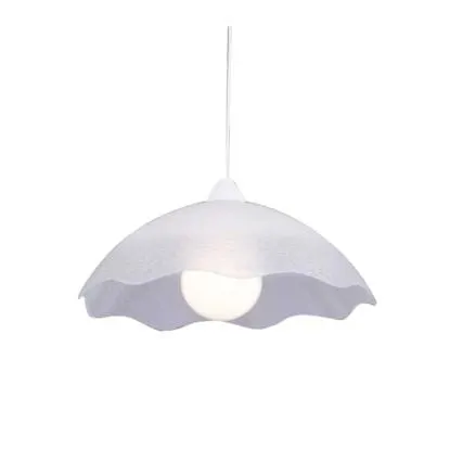 Lampada a sospensione Sugar in vetro 1xE27 Ø 35 cm bianco