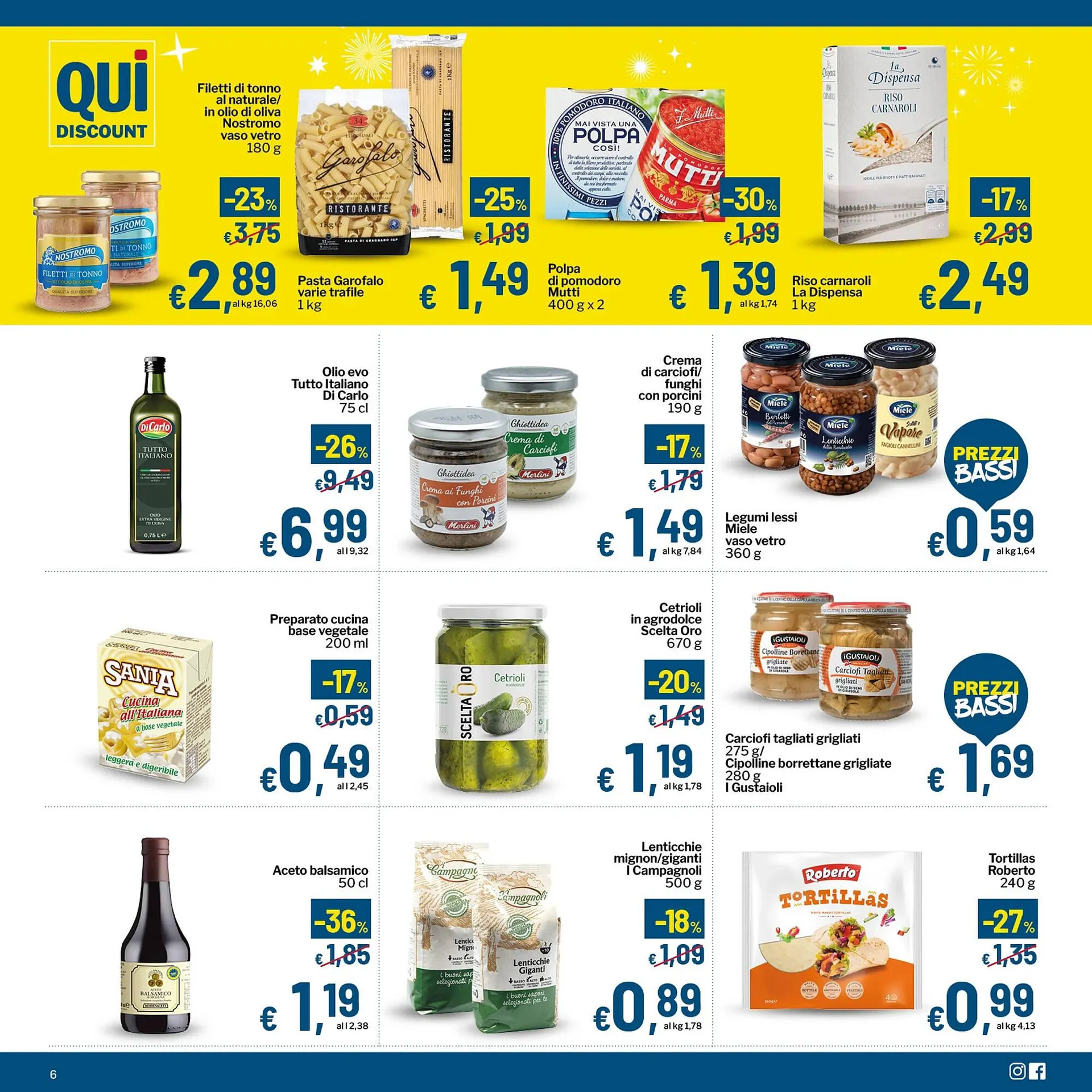Volantino Qui Discount da 16 dicembre a 31 dicembre di 2025 - Pagina del volantino 6