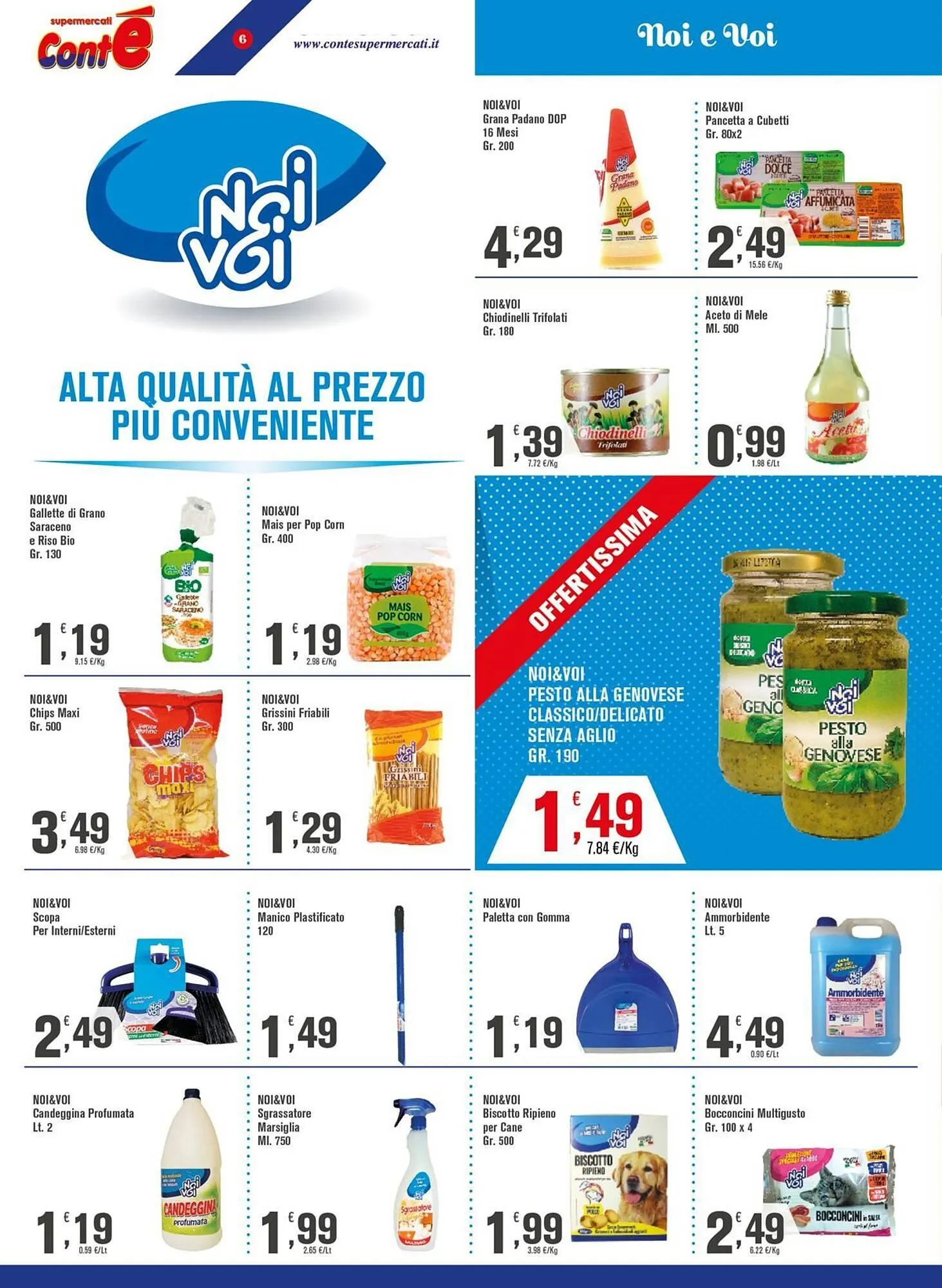 Volantino Conté Supermercati da 21 luglio a 30 luglio di 2025 - Pagina del volantino 6