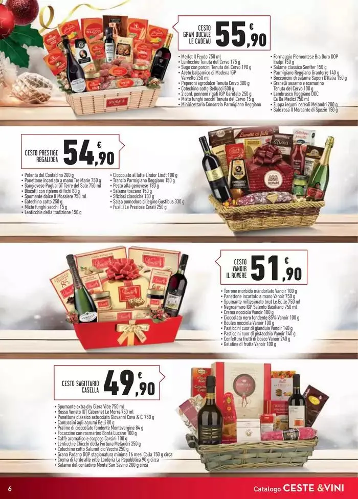 Catalogo ceste e vini da 5 novembre a 24 dicembre di 2024 - Pagina del volantino 6