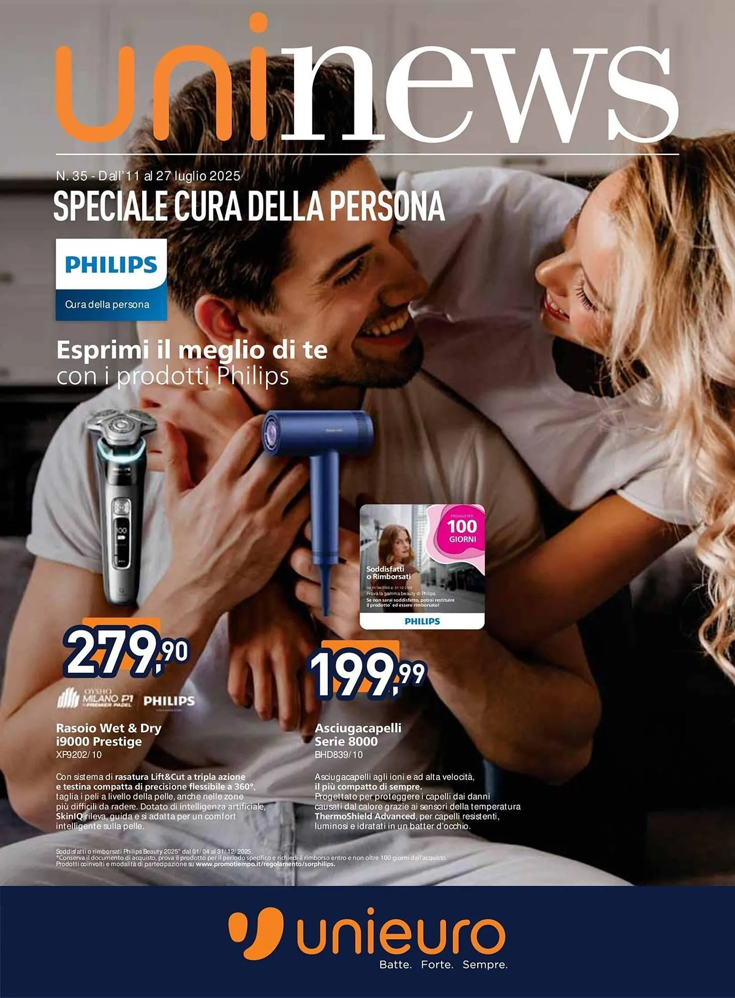 Volantino Unieuro da 11 luglio a 27 luglio di 2025 - Pagina del volantino 1