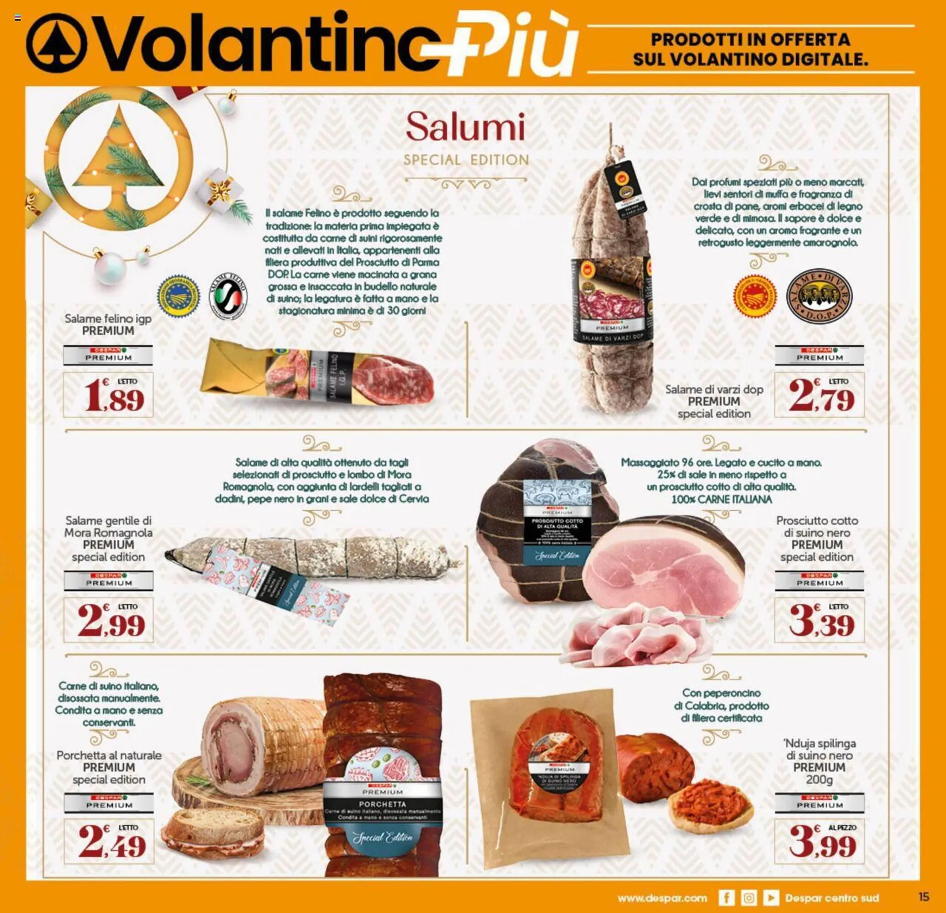 Volantino Eurospar da 4 dicembre a 9 dicembre di 2023 - Pagina del volantino 15