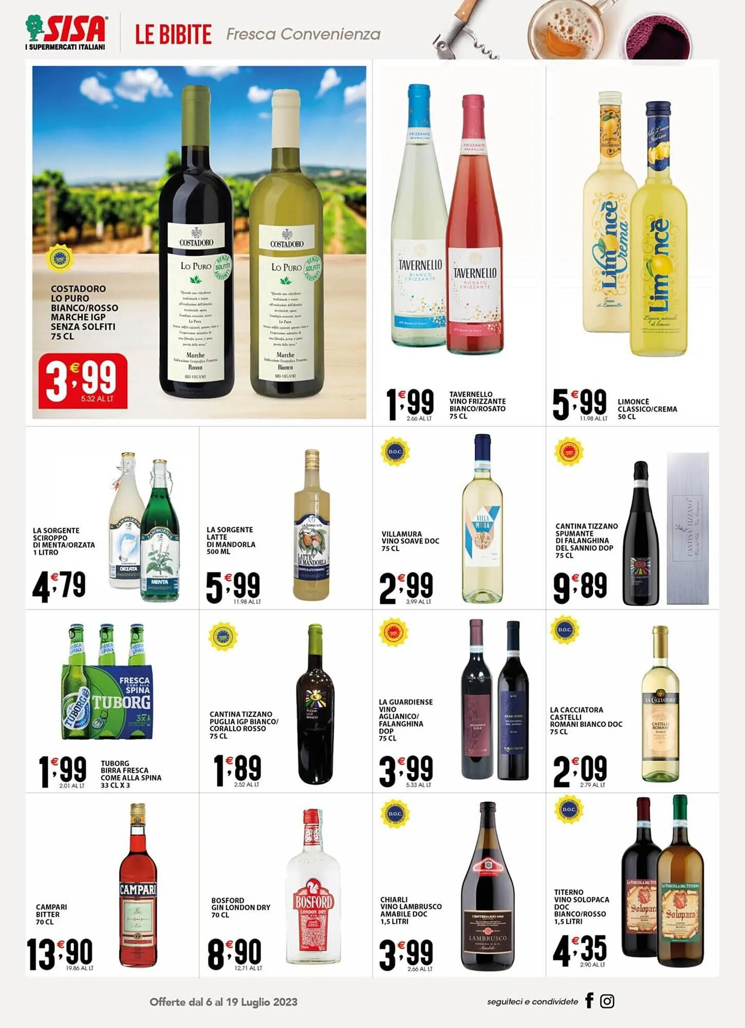 Volantino Sisa da 6 luglio a 19 luglio di 2023 - Pagina del volantino 19