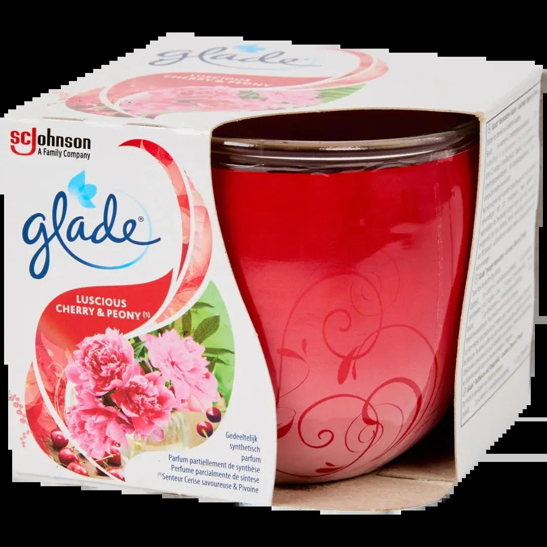 Candela profumata Glade Luscious Cherry & Peony