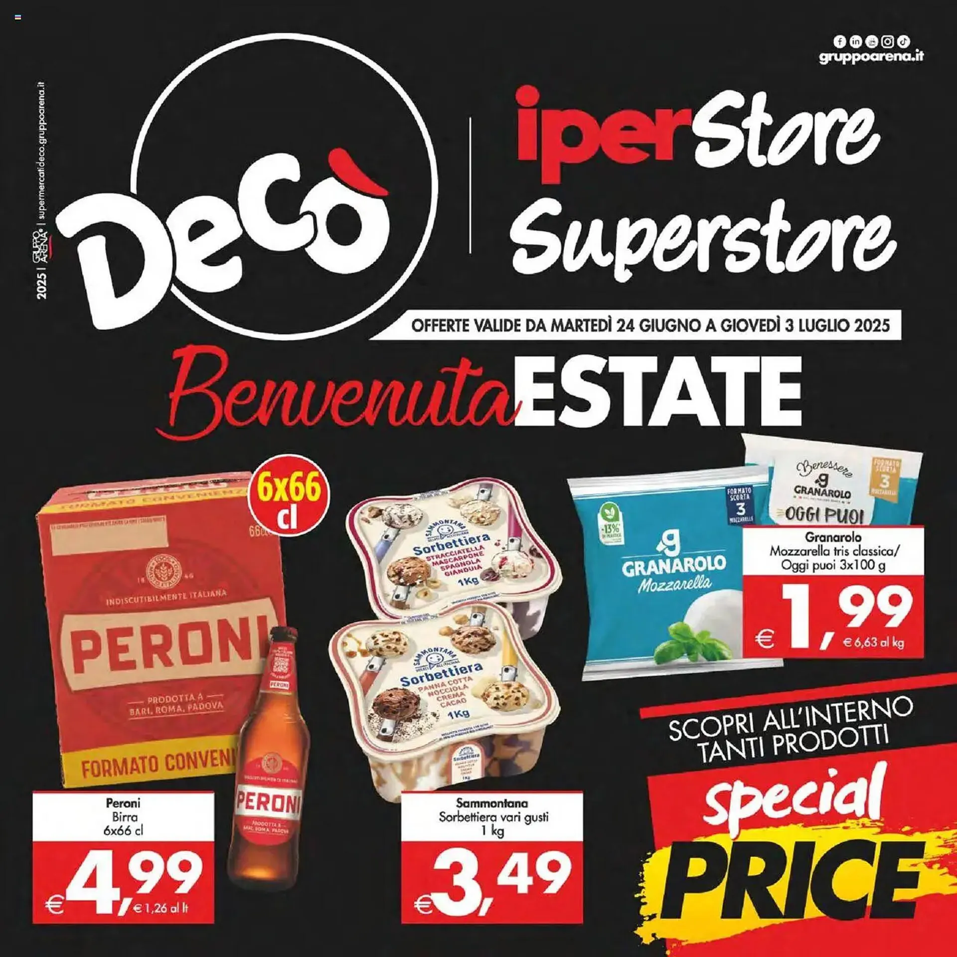 Volantino Deco Supermercati da 24 giugno a 3 luglio di 2025 - Pagina del volantino 1