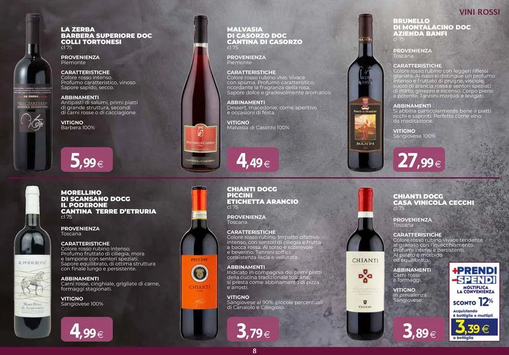 Catalogo Vini da 19 settembre a 16 ottobre di 2024 - Pagina del volantino 8