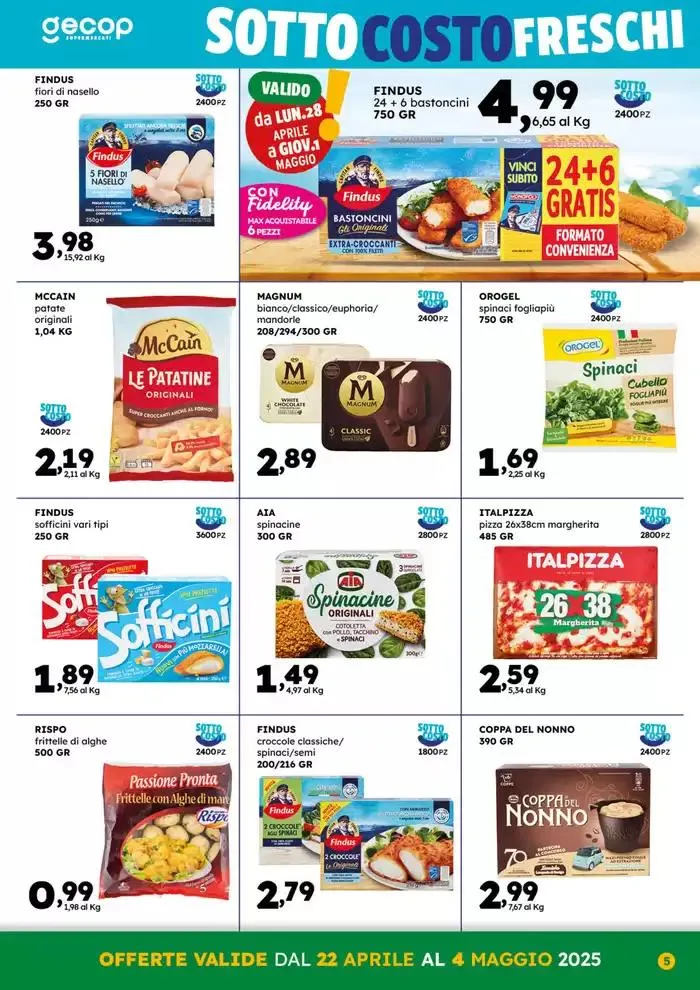 Sottocosto Freschi da 22 aprile a 4 maggio di 2025 - Pagina del volantino 5