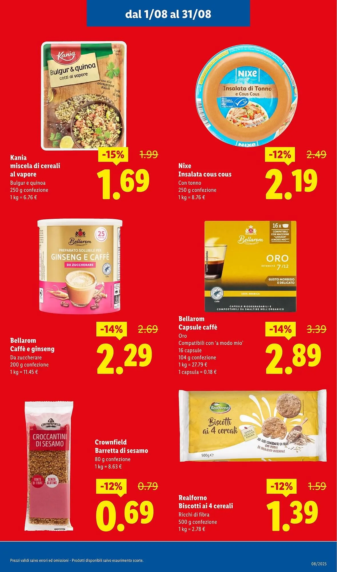 Volantino Lidl da 1 agosto a 31 agosto di 2025 - Pagina del volantino 9