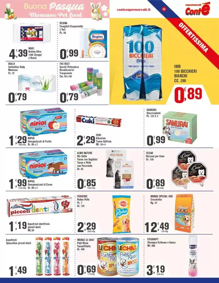 Buona Pasqua da 7 aprile a 16 aprile di 2025 - Pagina del volantino 15