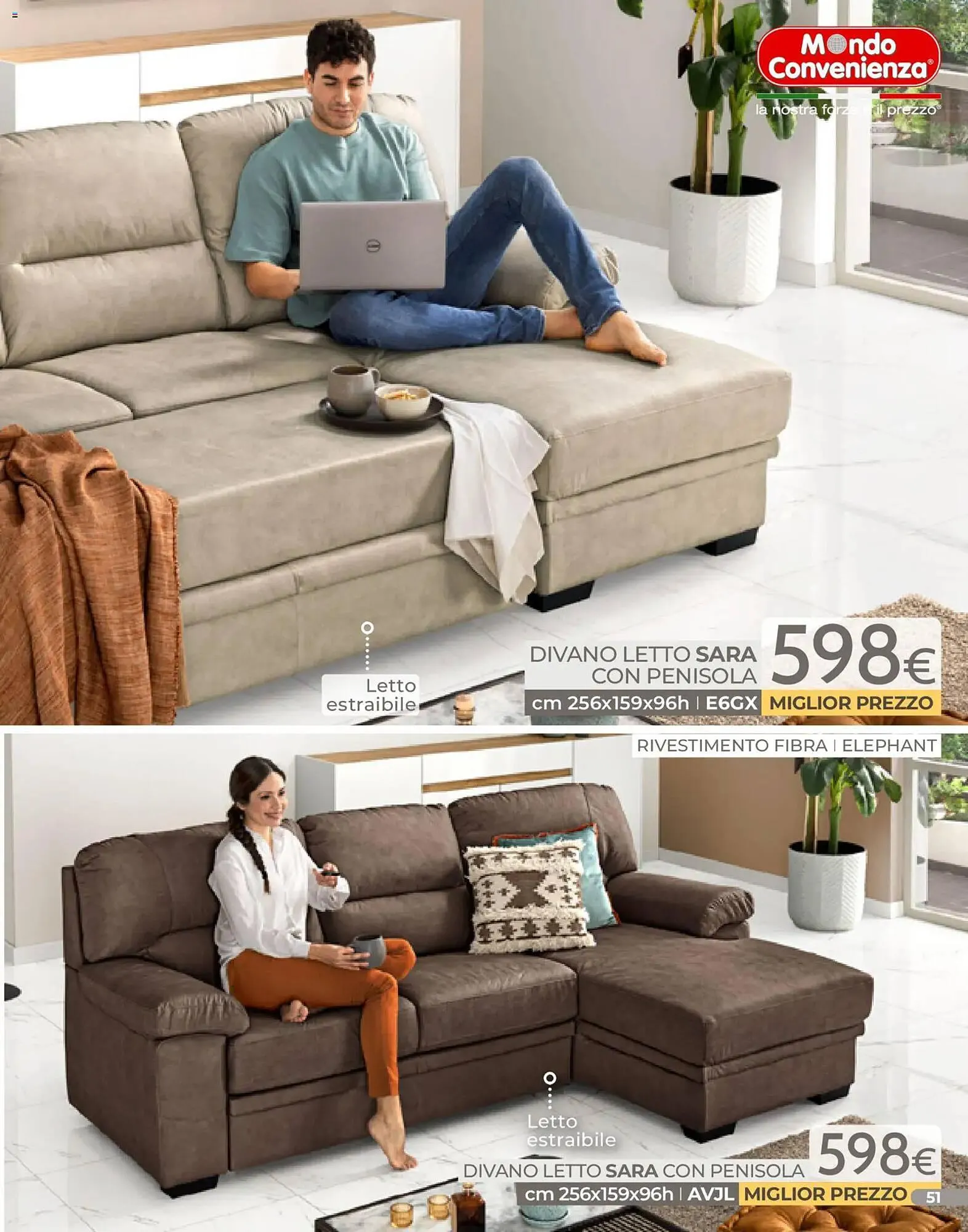 Volantino Mondo Convenienza da 4 gennaio a 31 gennaio di 2026 - Pagina del volantino 51