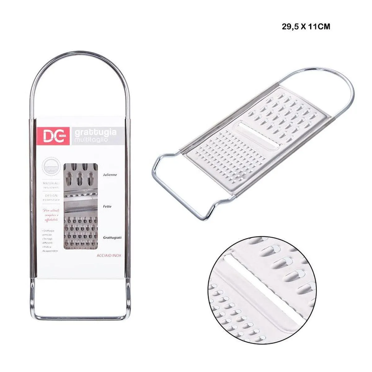 Dc - Stainless Steel Multi-Cut Grater