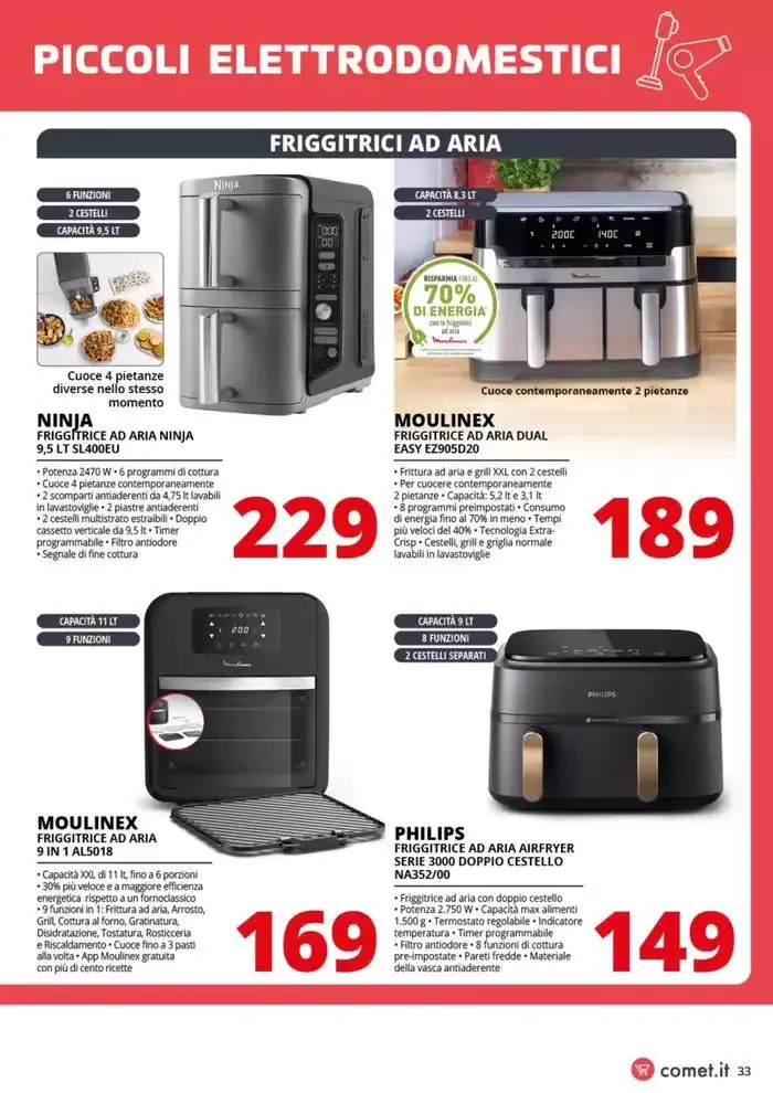 Speciale Piccoli Elettrodomestici  da 7 marzo a 19 marzo di 2025 - Pagina del volantino 33