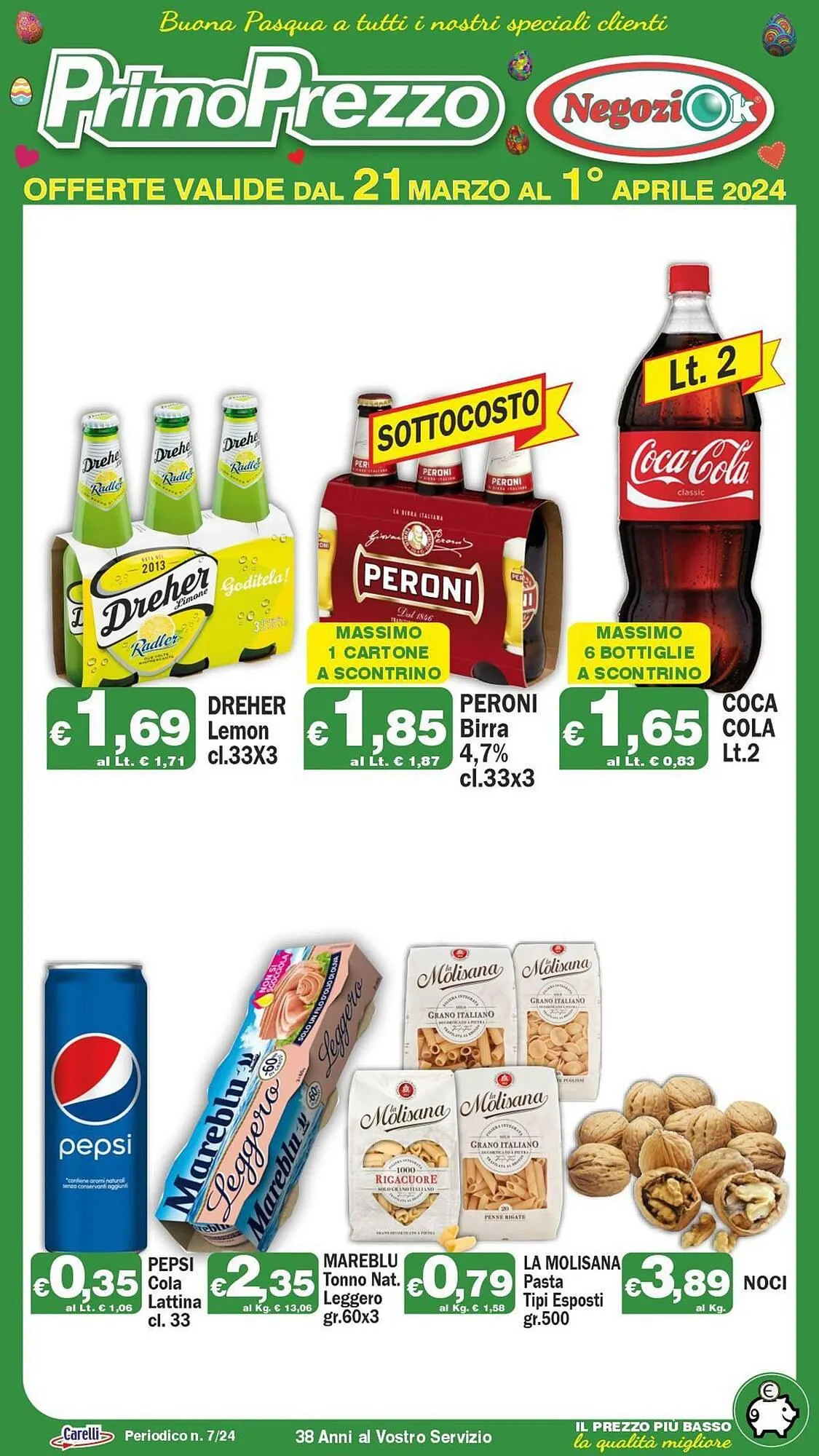 Volantino Primo Prezzo da 21 marzo a 1 aprile di 2024 - Pagina del volantino 1