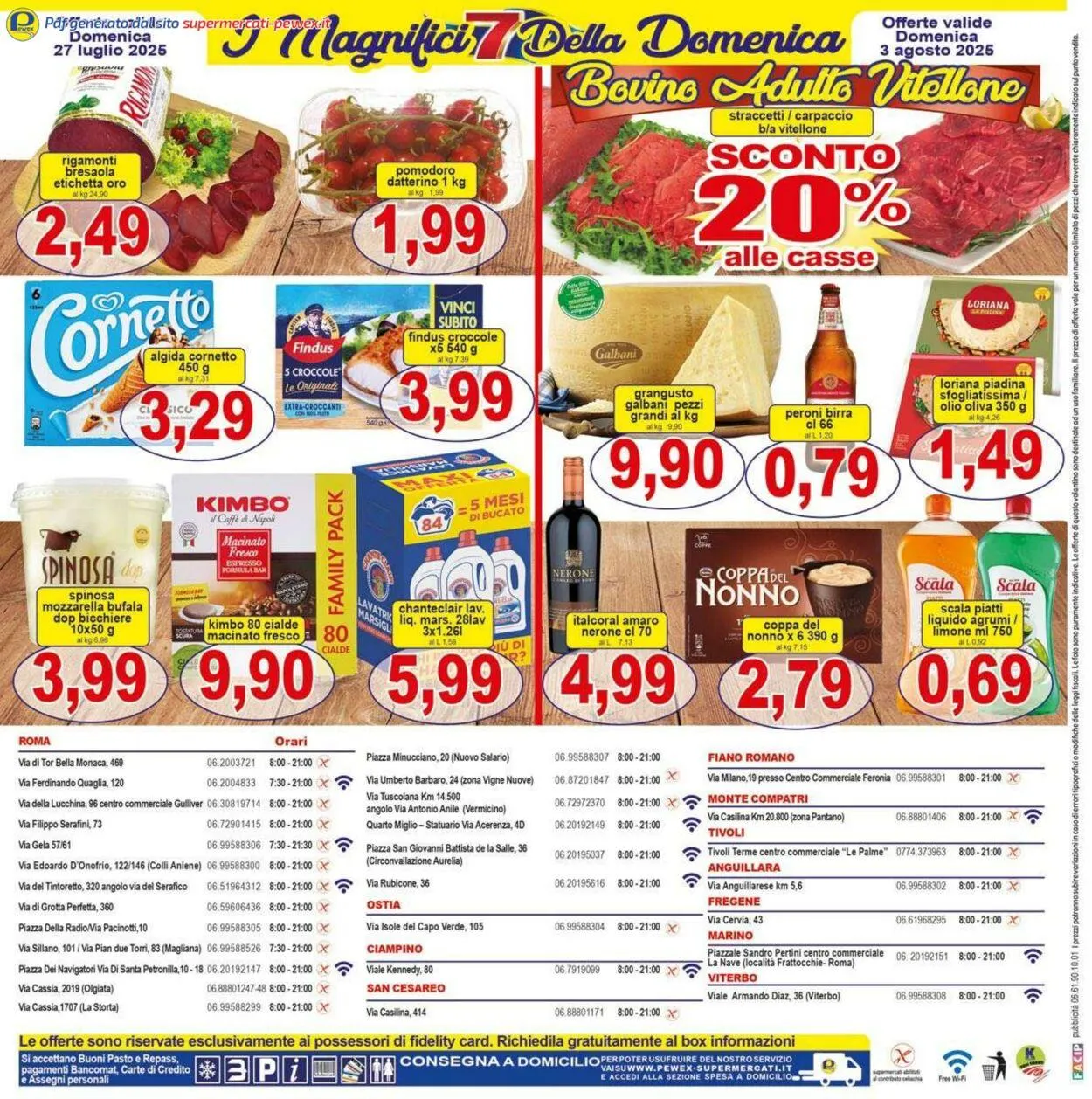 Pewex Volantino attuale da 25 luglio a 5 agosto di 2025 - Pagina del volantino 24