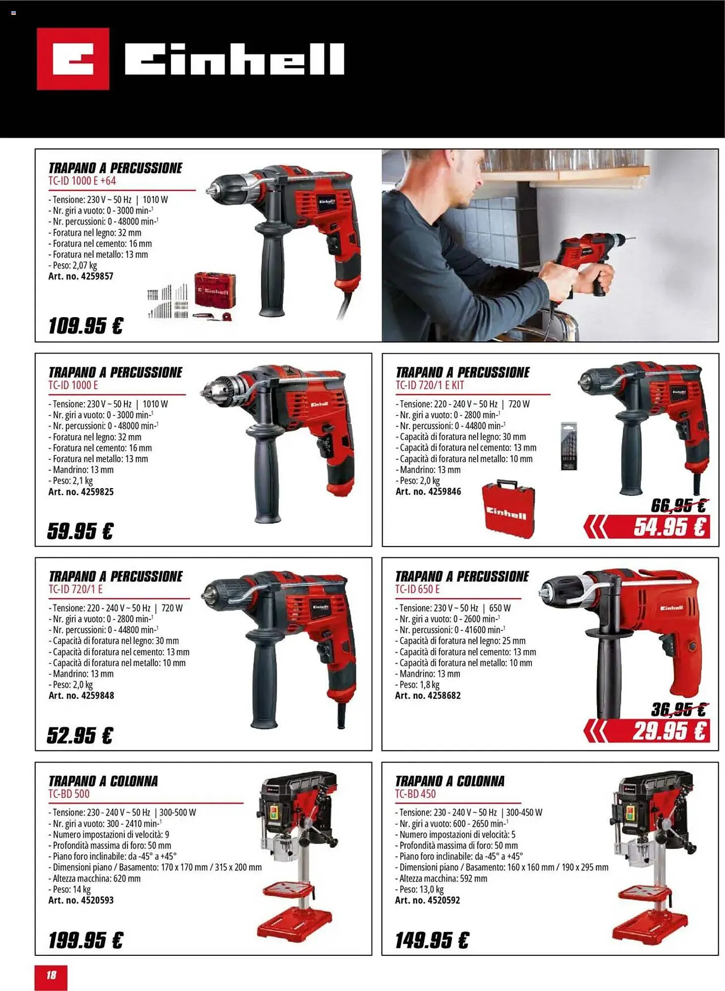 Volantino Einhell da 1 ottobre a 31 gennaio di 2026 - Pagina del volantino 18