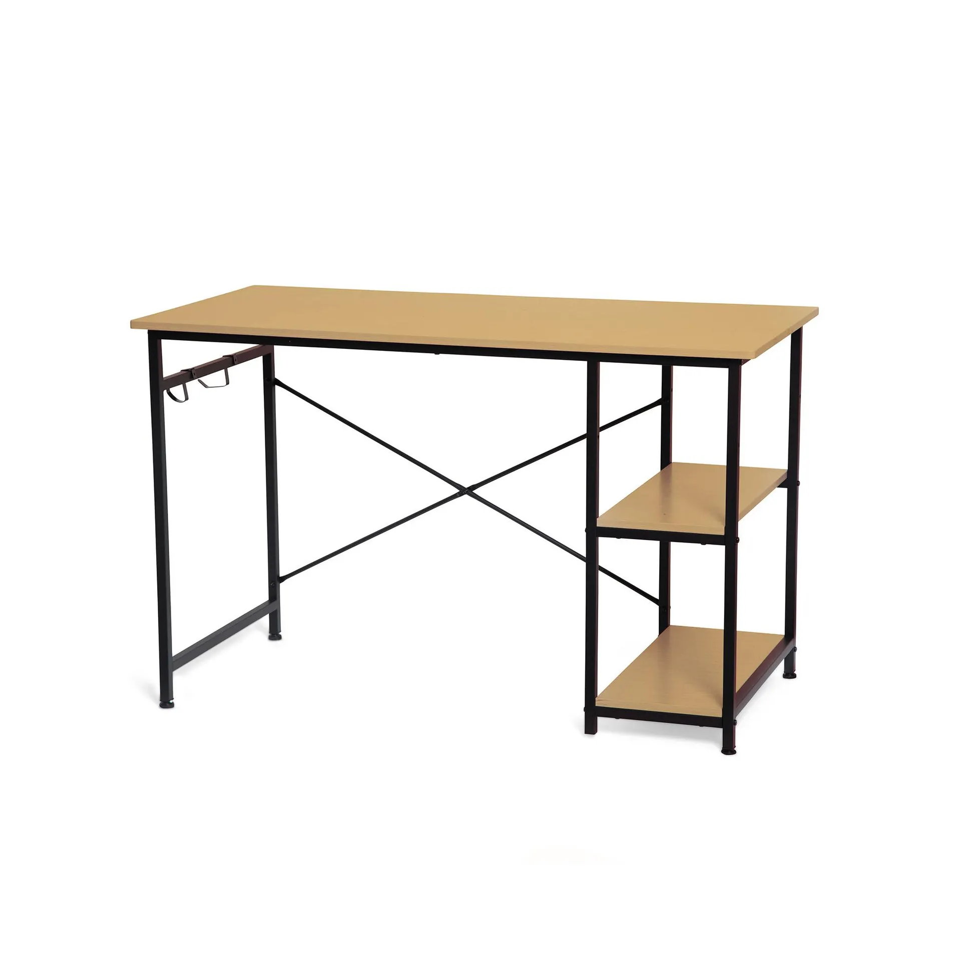 Scrivania con 2 ripiani