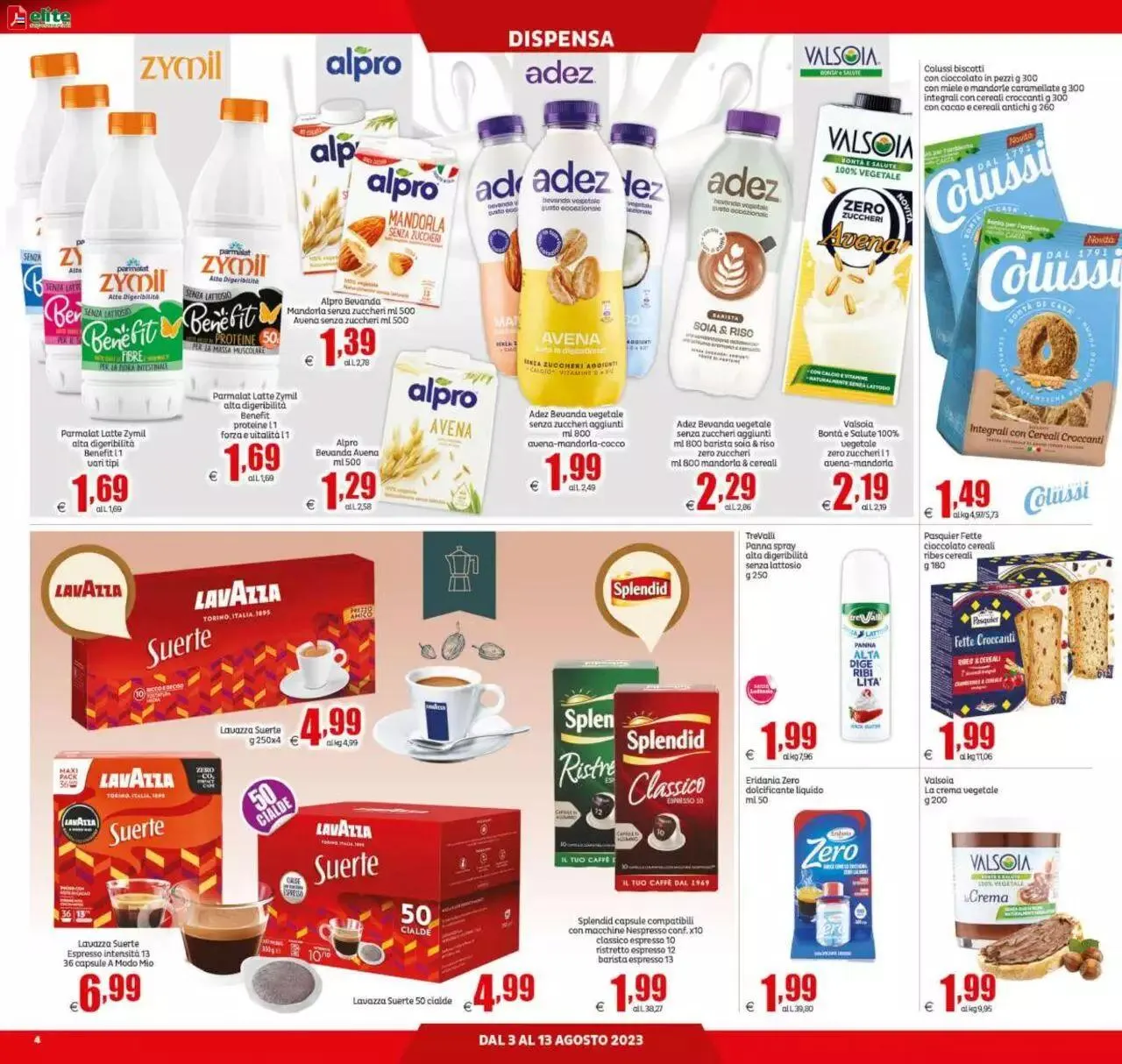 Volantino Elite Supermercati da 3 agosto a 13 agosto di 2023 - Pagina del volantino 4