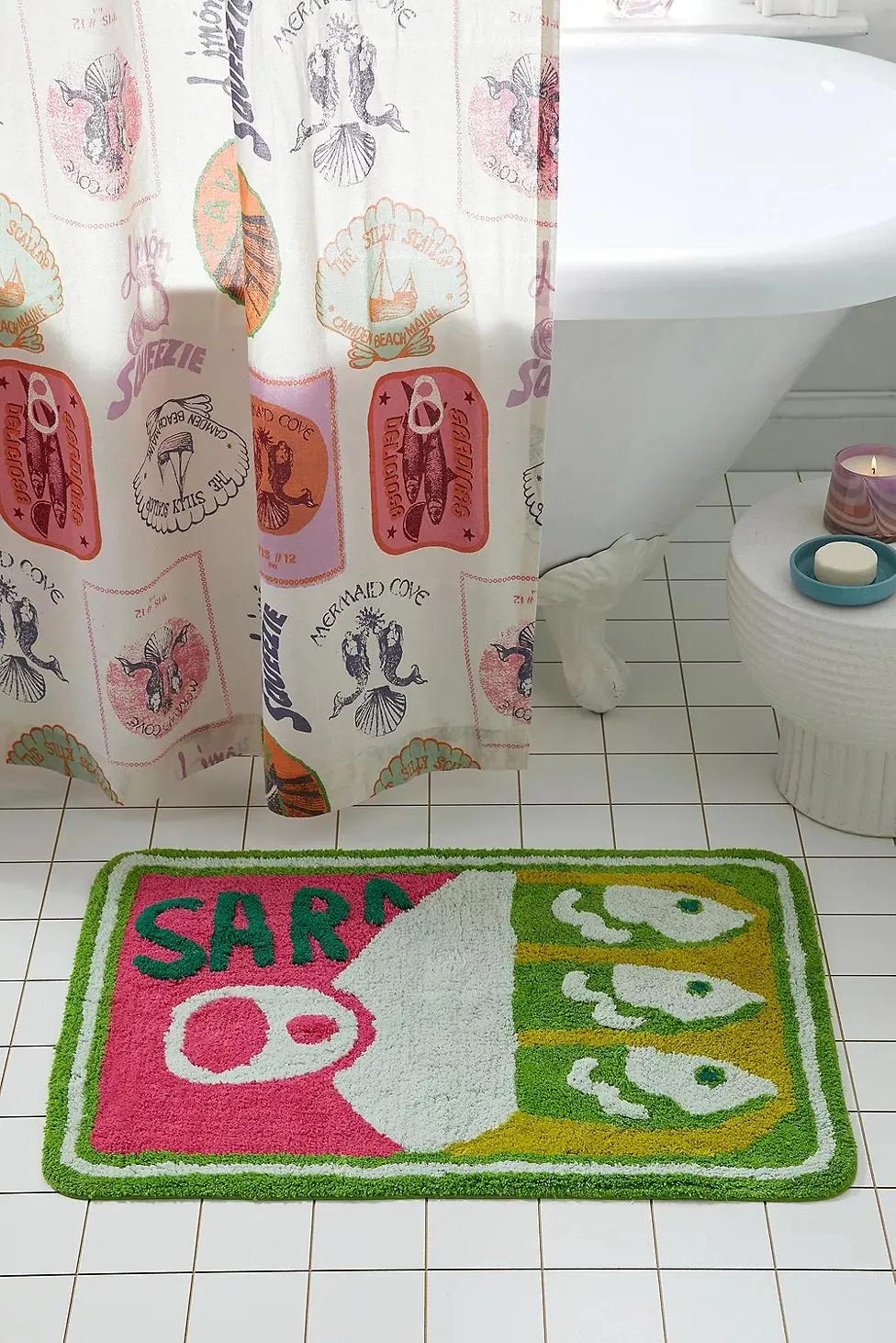 Sardines Bath Mat