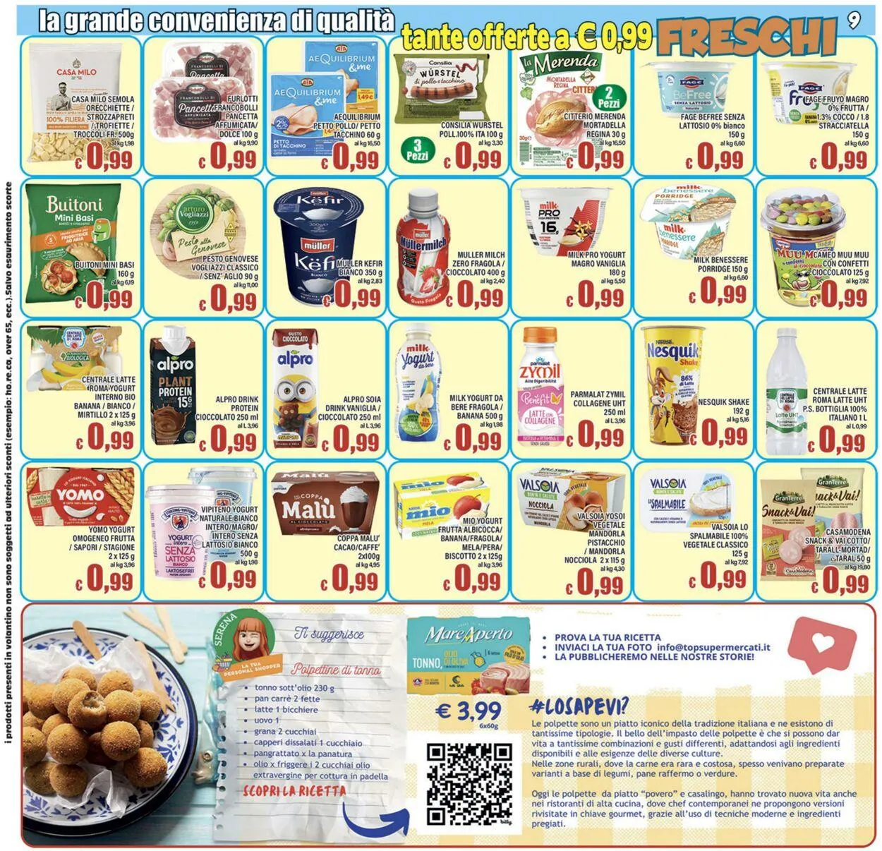 Top Supermercati Volantino attuale da 9 ottobre a 23 ottobre di 2025 - Pagina del volantino 9