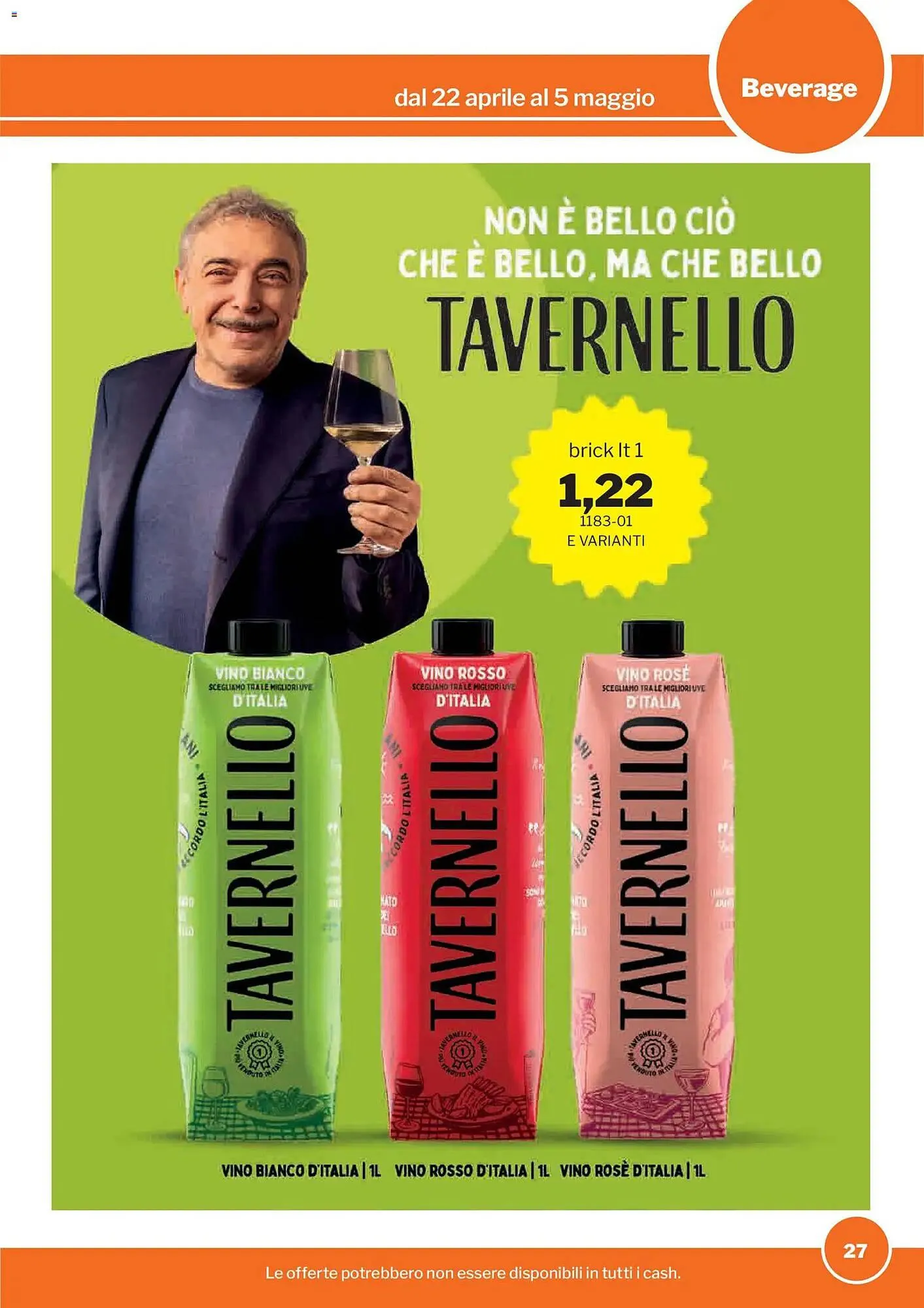 Volantino GrosMarket da 22 aprile a 5 maggio di 2026 - Pagina del volantino 27