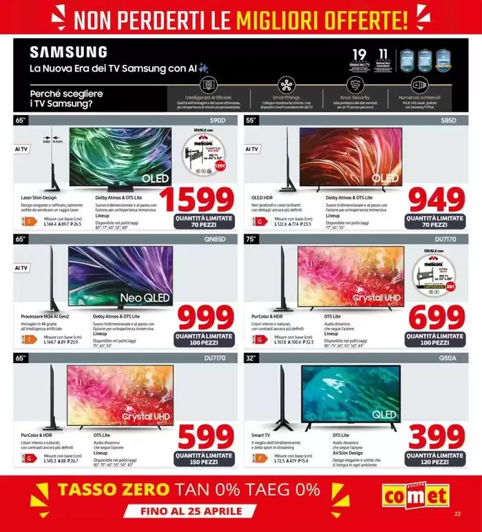 Sorprese tech da Comet! da 17 aprile a 28 aprile di 2025 - Pagina del volantino 23