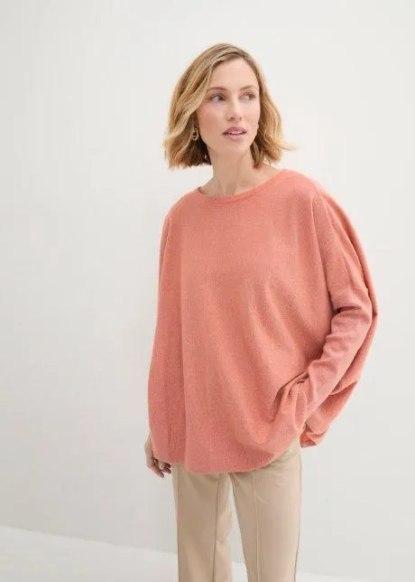 Maglione oversize con lurex