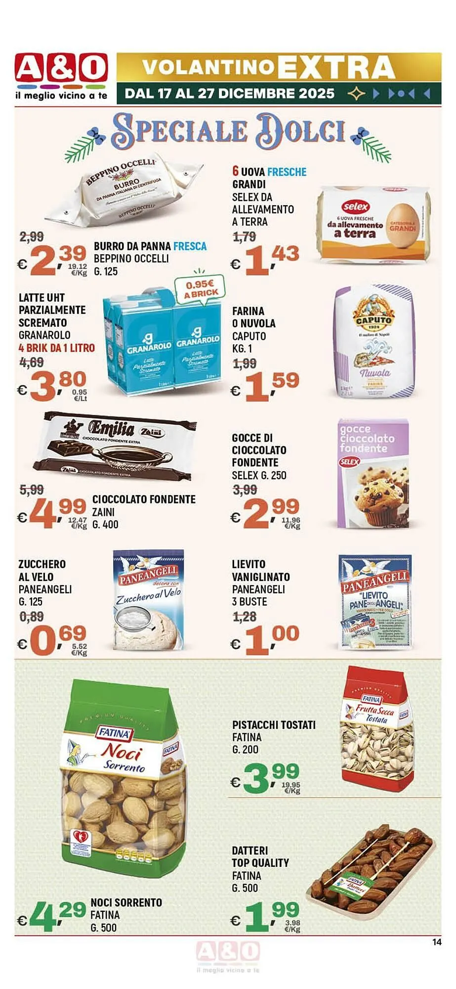 Volantino A&O da 18 dicembre a 27 dicembre di 2025 - Pagina del volantino 14