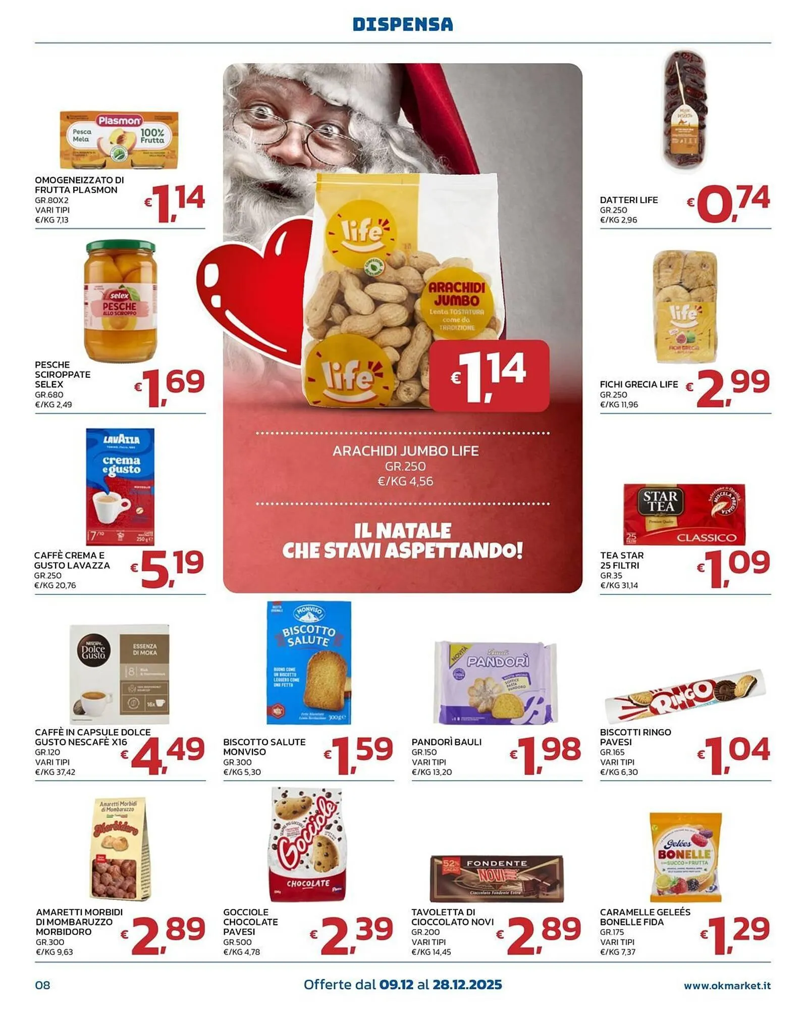 Volantino Ok Market da 9 dicembre a 28 dicembre di 2025 - Pagina del volantino 8