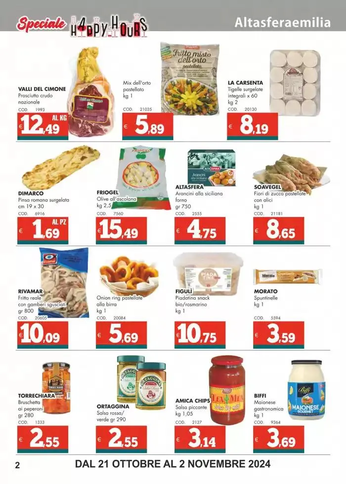 Special happy hours da 21 ottobre a 2 novembre di 2024 - Pagina del volantino 2