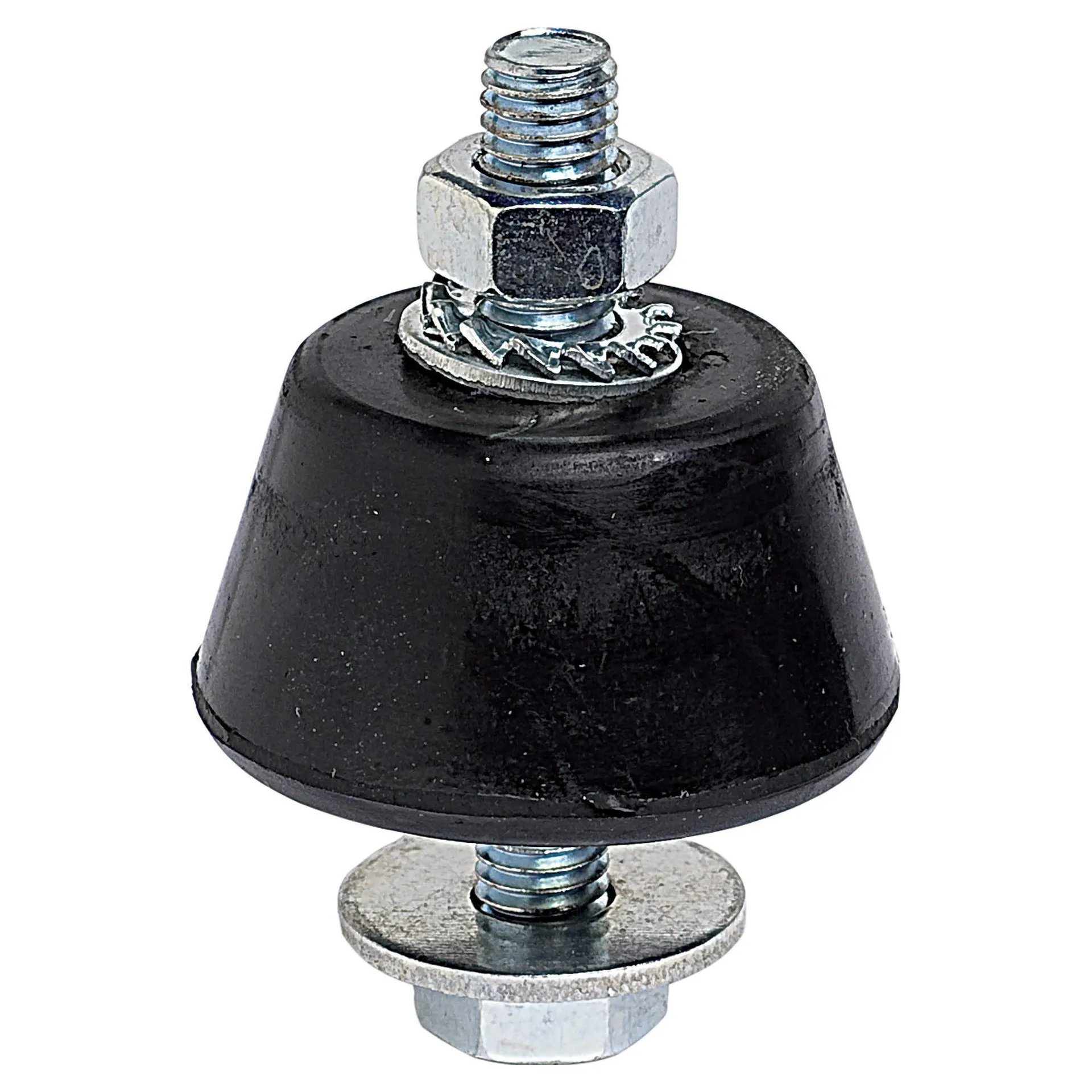 4 antivibranti 40x20 mm per staffe con dadi e rondelle