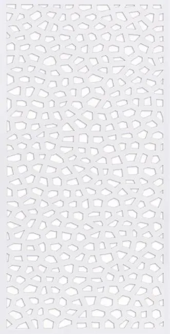 Traliccio fisso MOSAIC in polipropilene, bianco, L 100 X H 200 cm, 5 mm