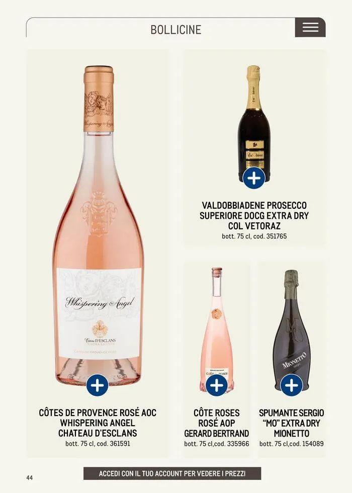 Catalogo aperitivo 2024 beverage da 20 maggio a 31 marzo di 2025 - Pagina del volantino 44