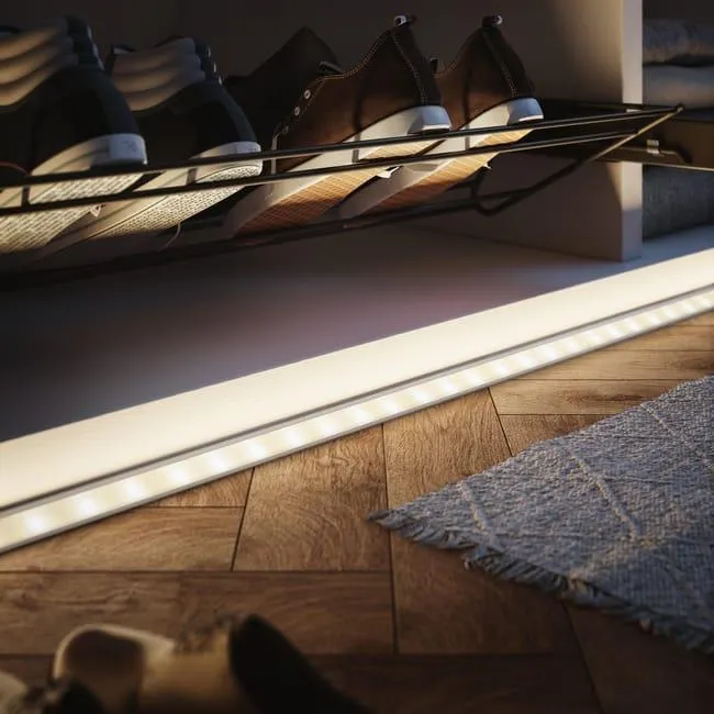 Profilo per striscia led in alluminio 0.02 mt